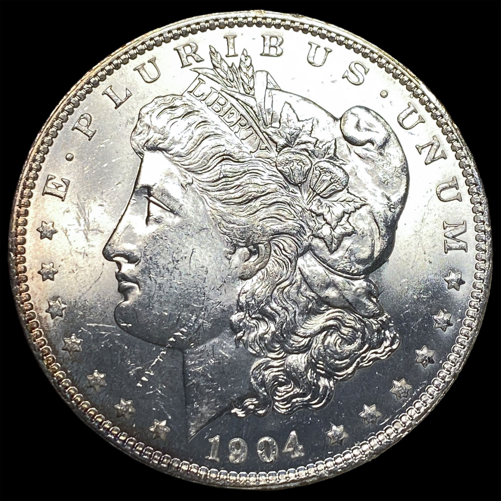 1904-O Silver Morgan Dollar CHOICE BU: 1904-O Silver Morgan Dollar CHOICE BU
