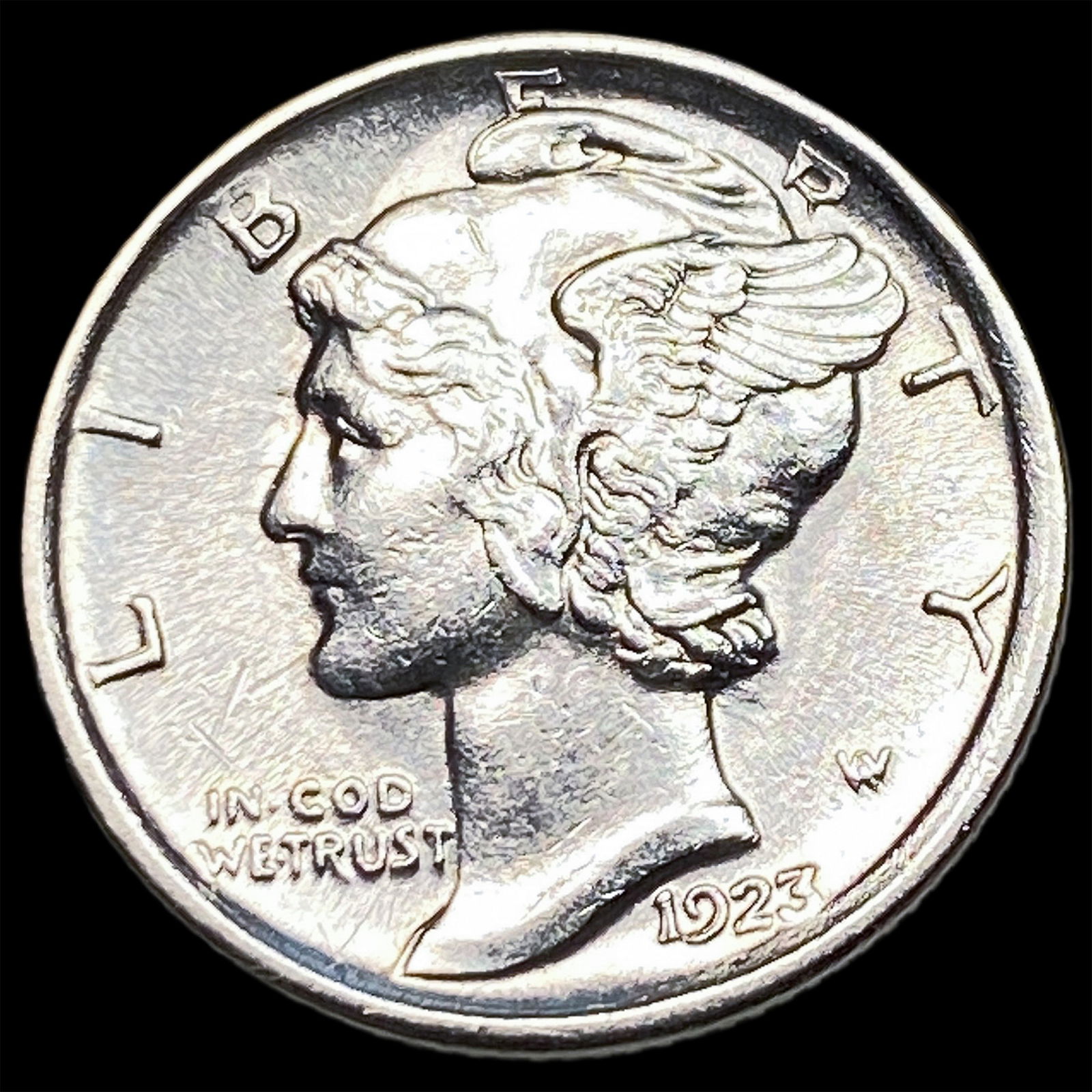 1923-S Silver Mercury Dime UNCIRCULATED: 1923-S Silver Mercury Dime UNCIRCULATED