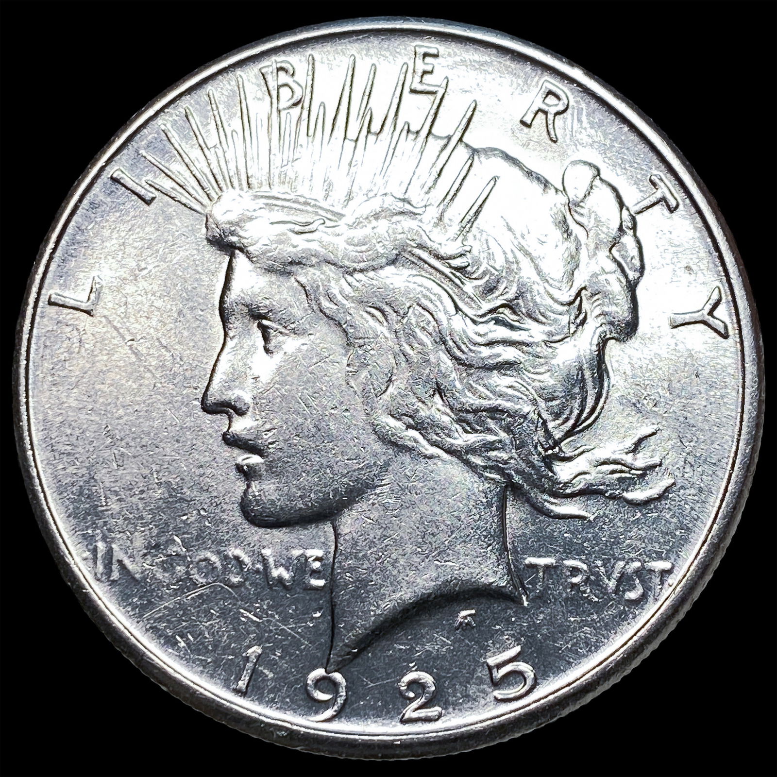 1925-S Silver Peace Dollar CLOSELY UNCIRCULATED: 1925-S Silver Peace Dollar CLOSELY UNCIRCULATED