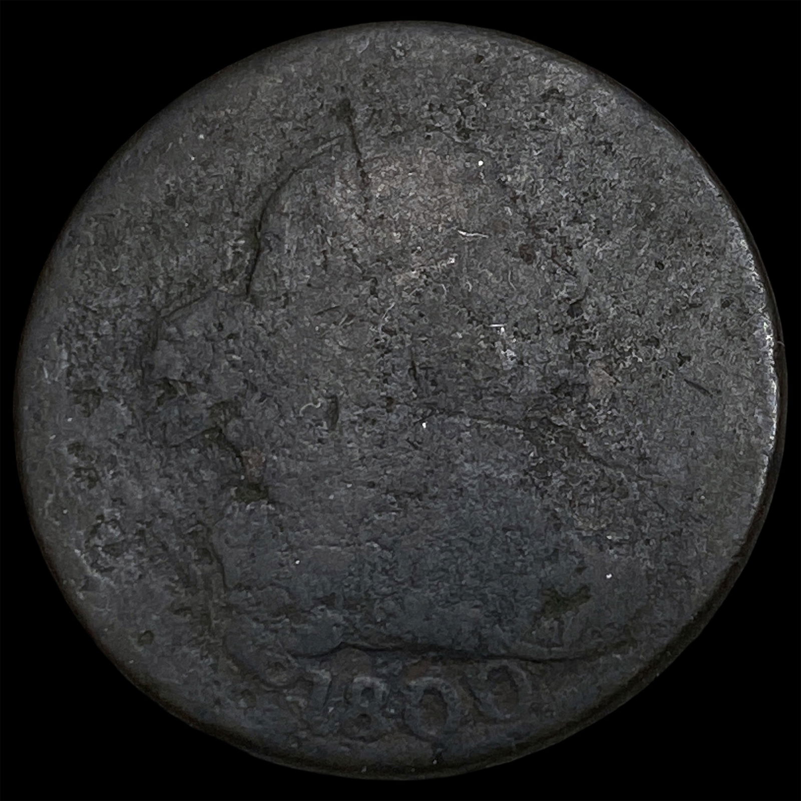 1800 Draped Bust Large Cent NICELY CIRCULATED: 1800 Draped Bust Large Cent NICELY CIRCULATED