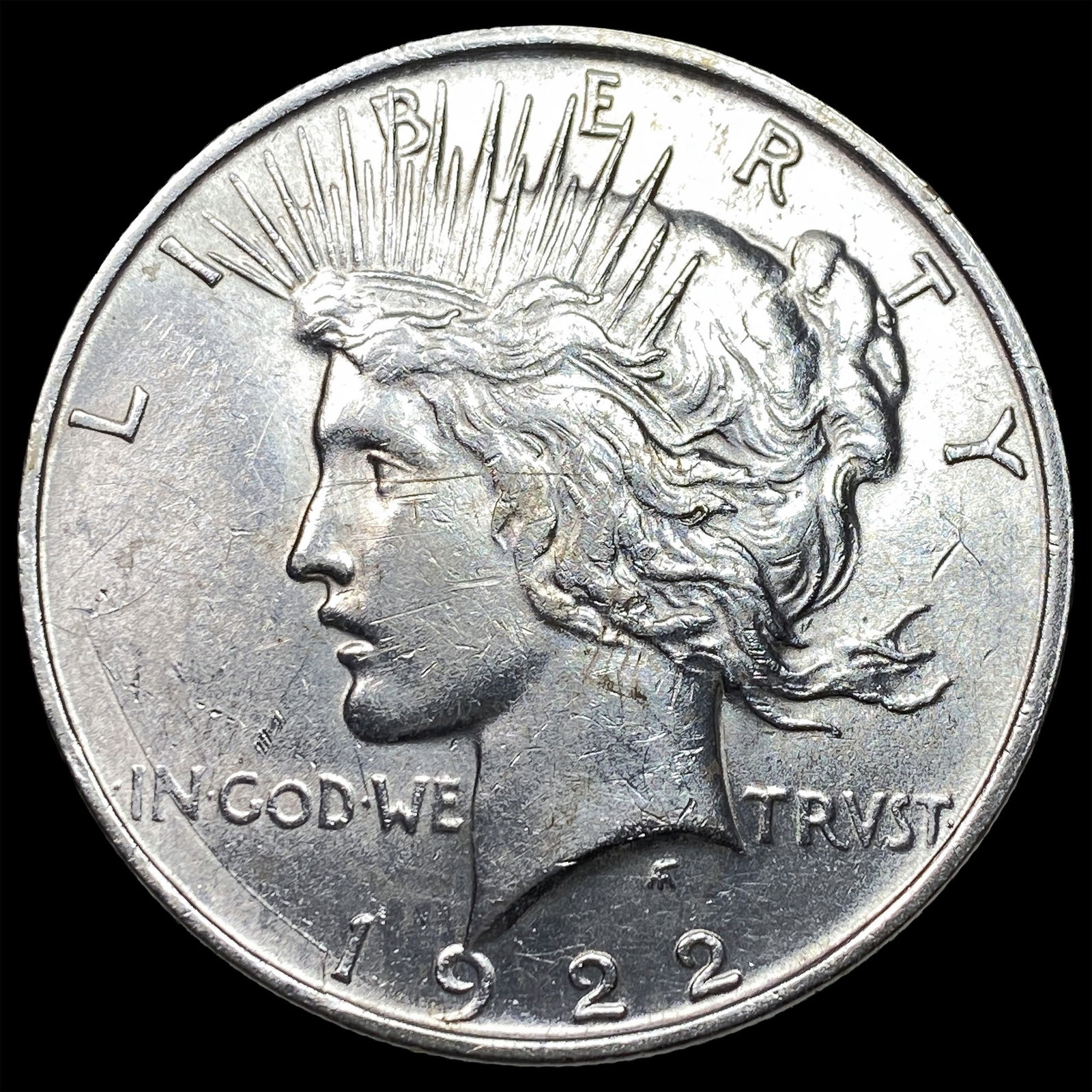 1922 Silver Peace Dollar CLOSELY UNCIRCULATED: 1922 Silver Peace Dollar CLOSELY UNCIRCULATED