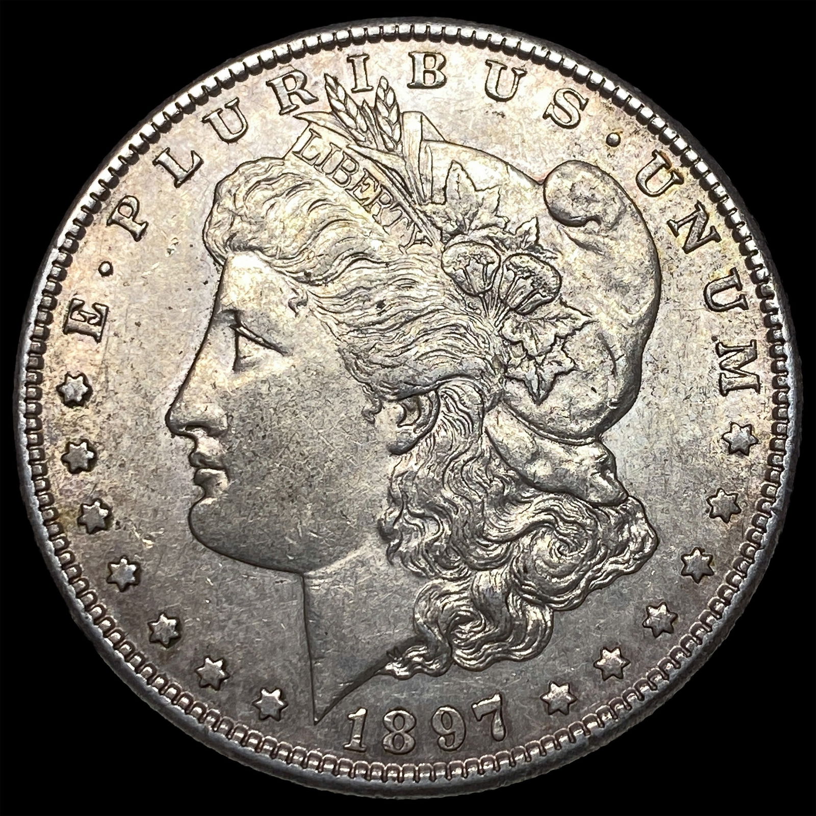 1897-S Silver Morgan Dollar CLOSELY UNCIRCULATED: 1897-S Silver Morgan Dollar CLOSELY UNCIRCULATED