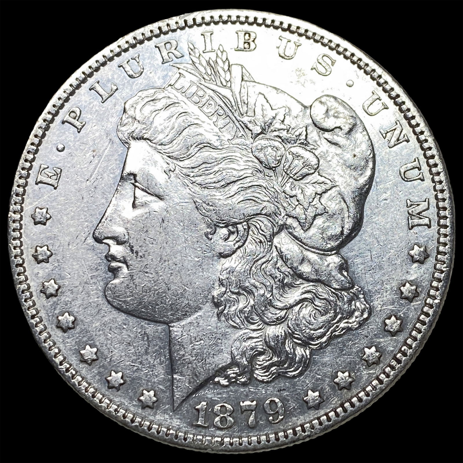1879 Silver Morgan Dollar CLOSELY UNCIRCULATED: 1879 Silver Morgan Dollar CLOSELY UNCIRCULATED