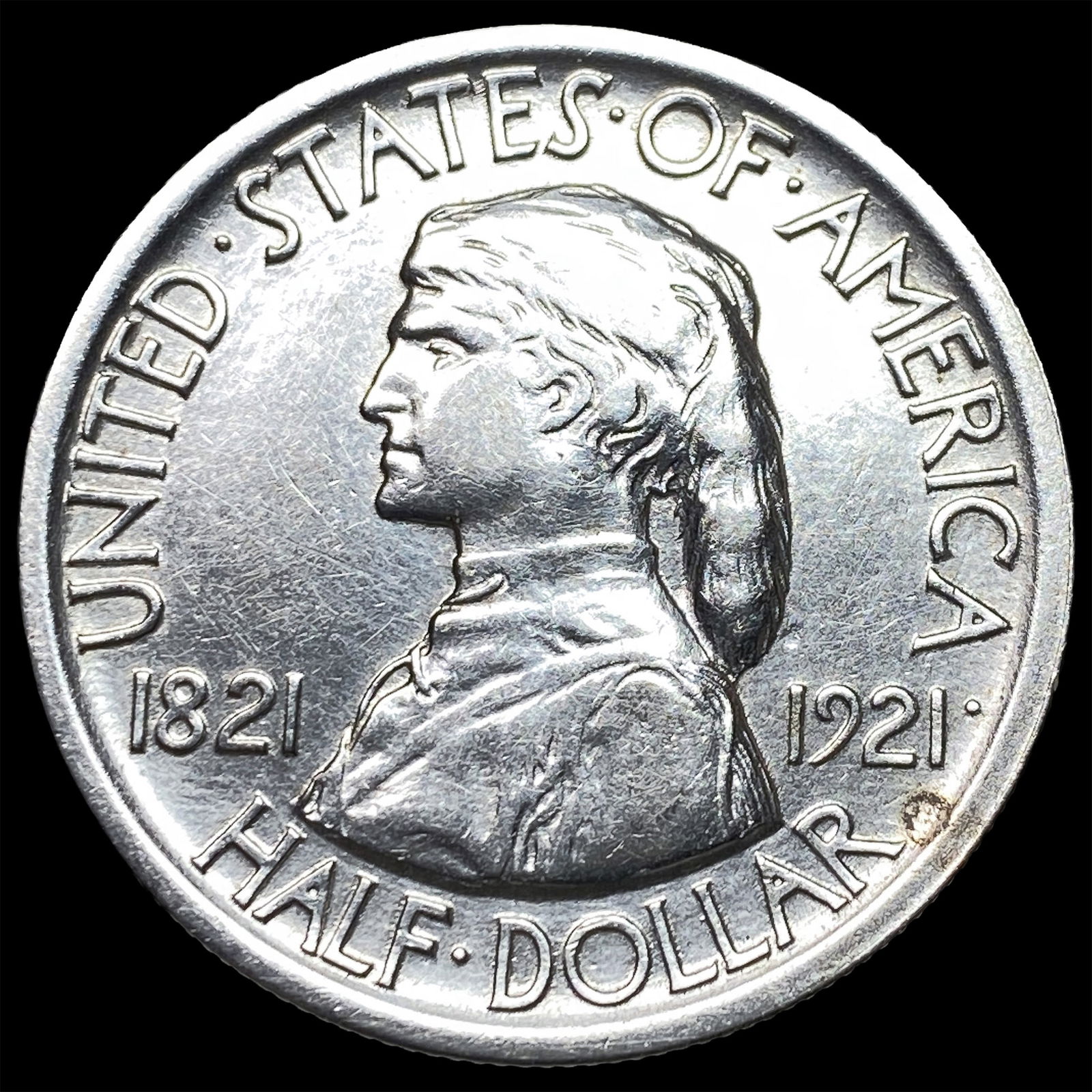 1921 Missouri Centennial Half Dollar CLOSELY UNCIRCULATED: 1921 Missouri Centennial Half Dollar CLOSELY UNCIRCULATED