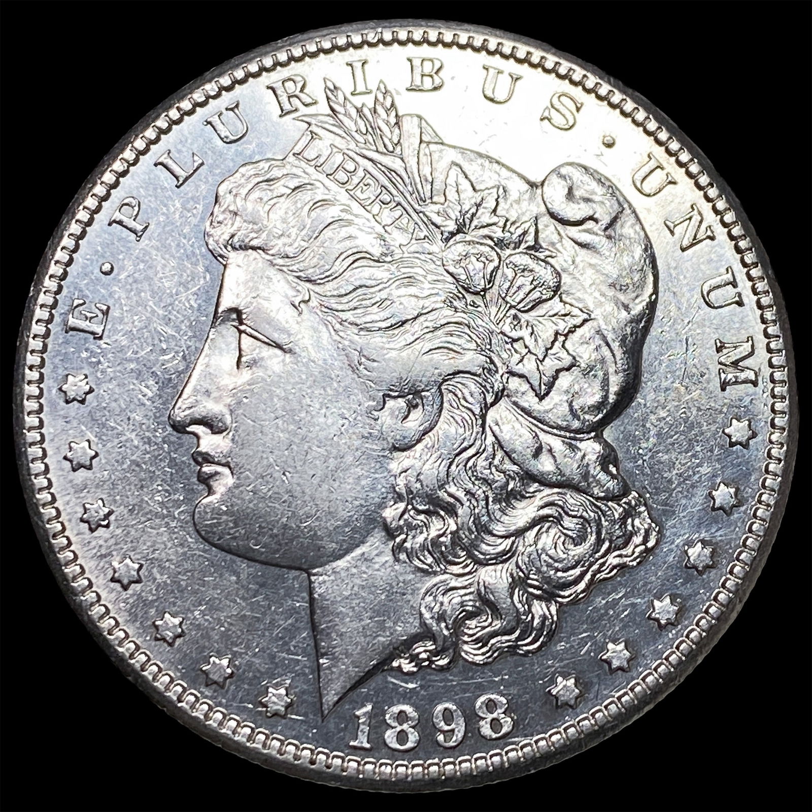 1898-S Silver Morgan Dollar CLOSELY UNCIRCULATED: 1898-S Silver Morgan Dollar CLOSELY UNCIRCULATED