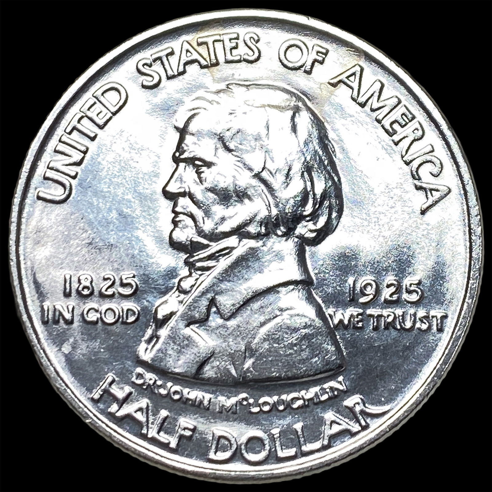 1925 Silver Half Dollar Fort Vancouver Centennial UNCIRCULATED: 1925 Silver Half Dollar Fort Vancouver Centennial UNCIRCULATED