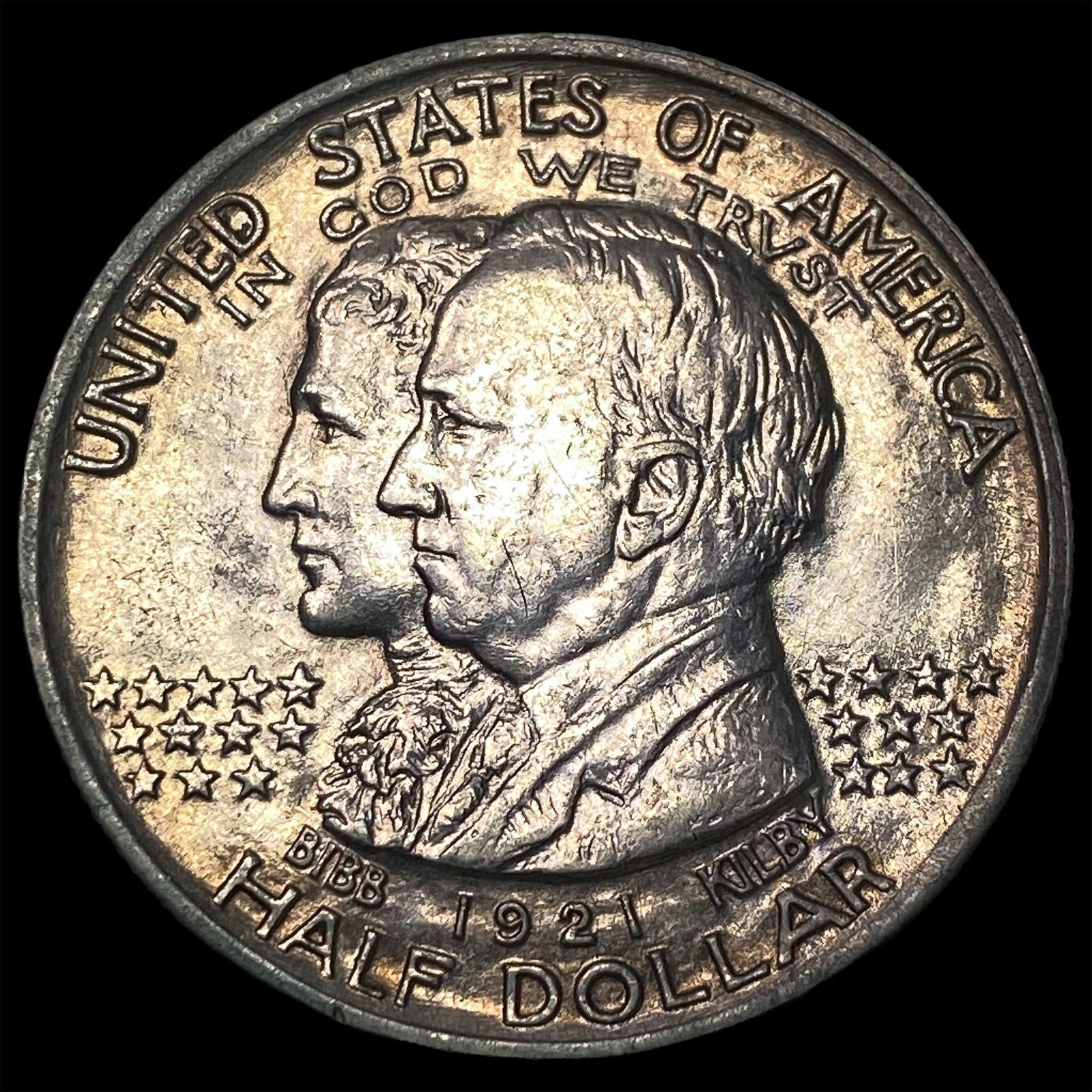 1921 Silver Half Dollar Alabama Centennial CLOSELY UNCIRCULATED (1 of 2)