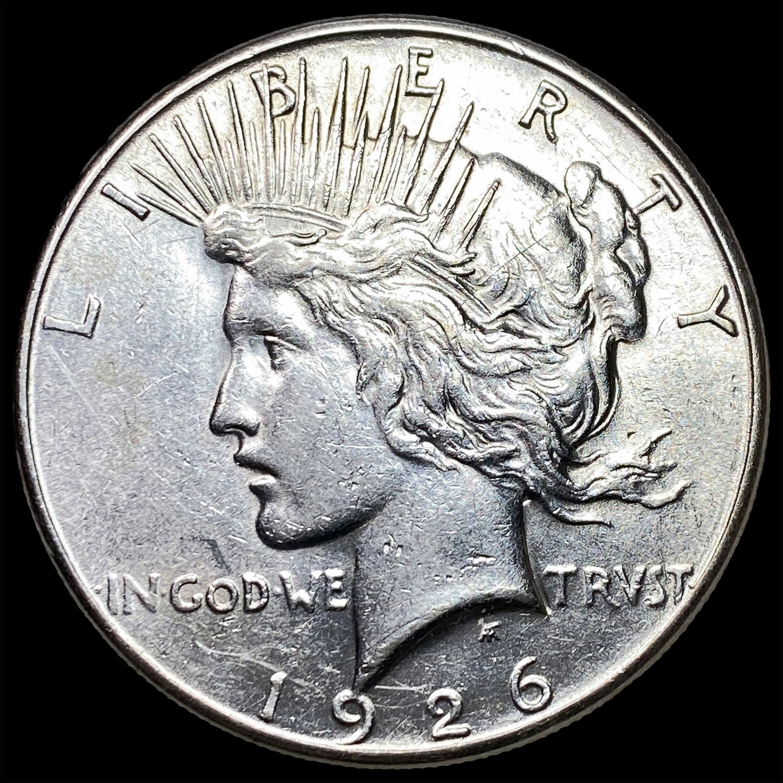 1926-S Silver Peace Dollar CHOICE AU (1 of 2)