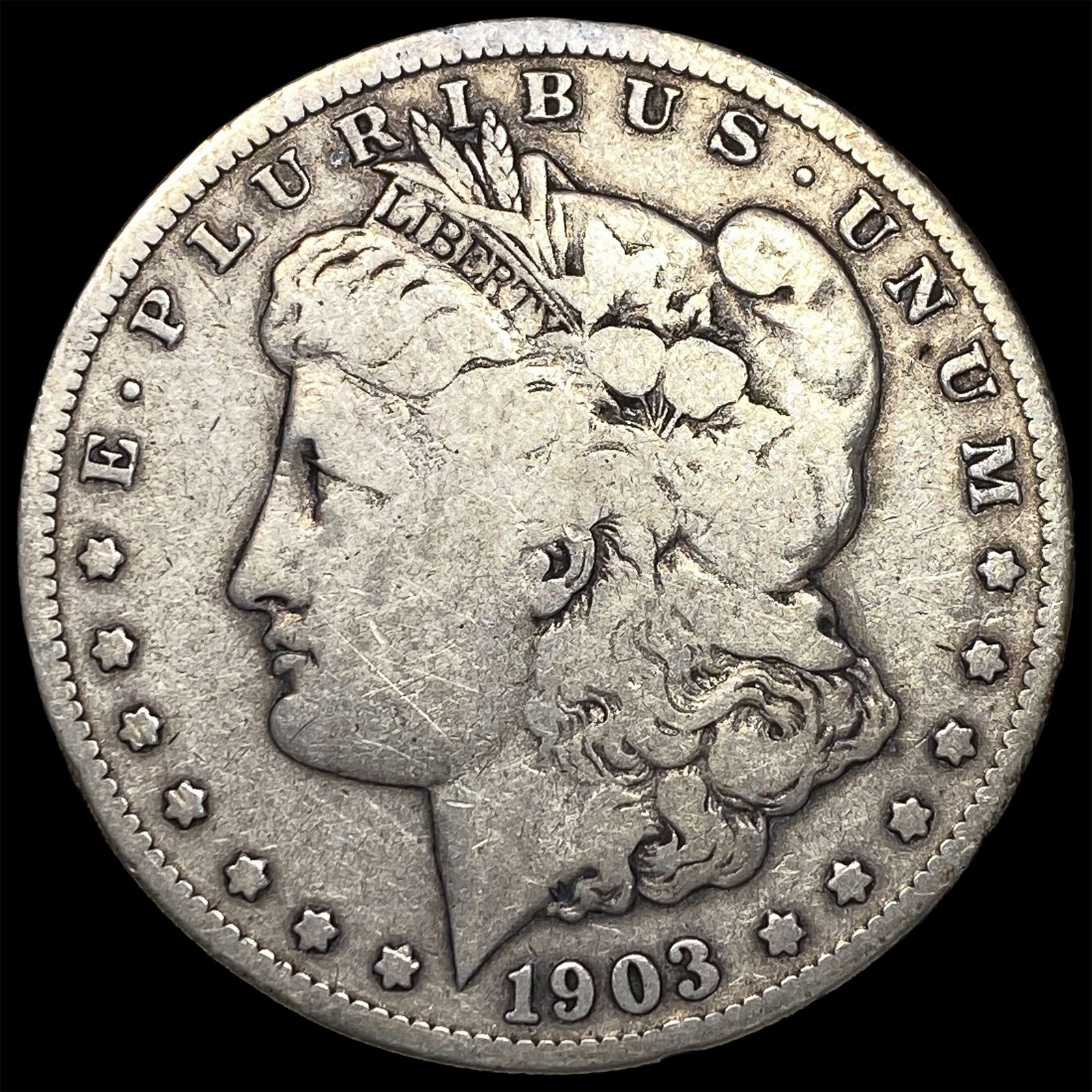 1903-S Silver Morgan Dollar NICELY CIRCULATED: 1903-S Silver Morgan Dollar NICELY CIRCULATED