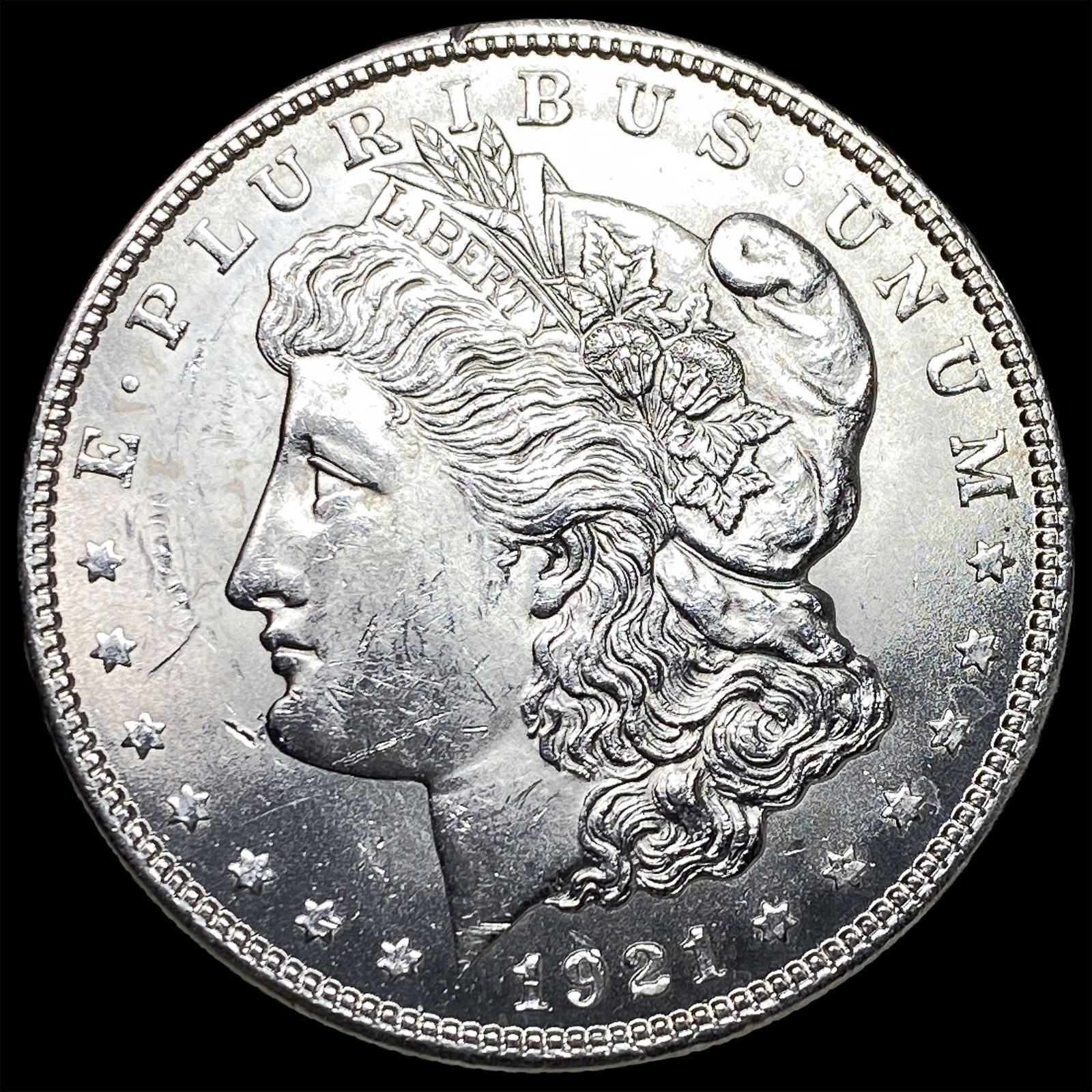 1921 Silver Morgan Dollar UNCIRCULATED: 1921 Silver Morgan Dollar UNCIRCULATED