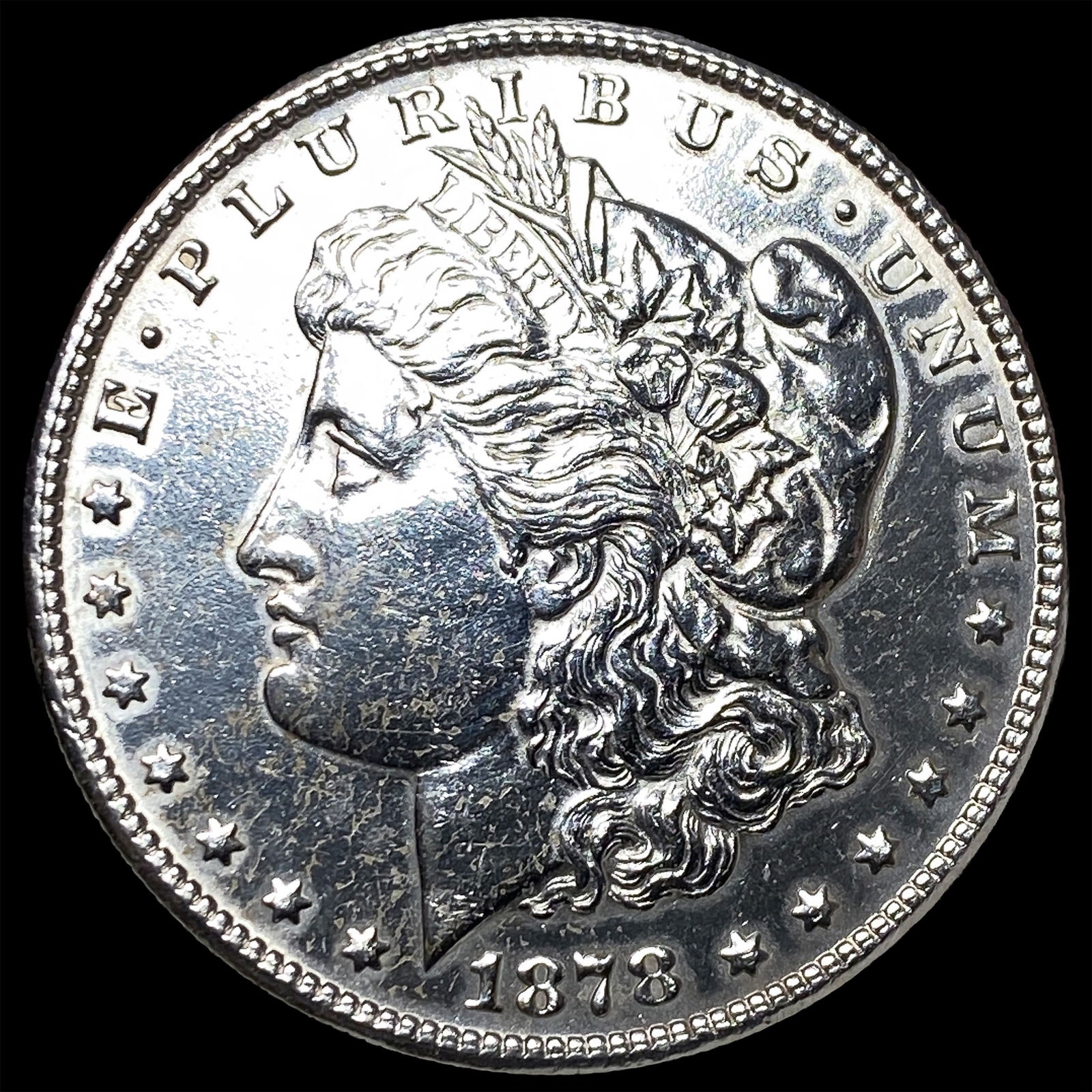 1878-S Silver Morgan Dollar CLOSELY UNCIRCULATED (1 of 2)