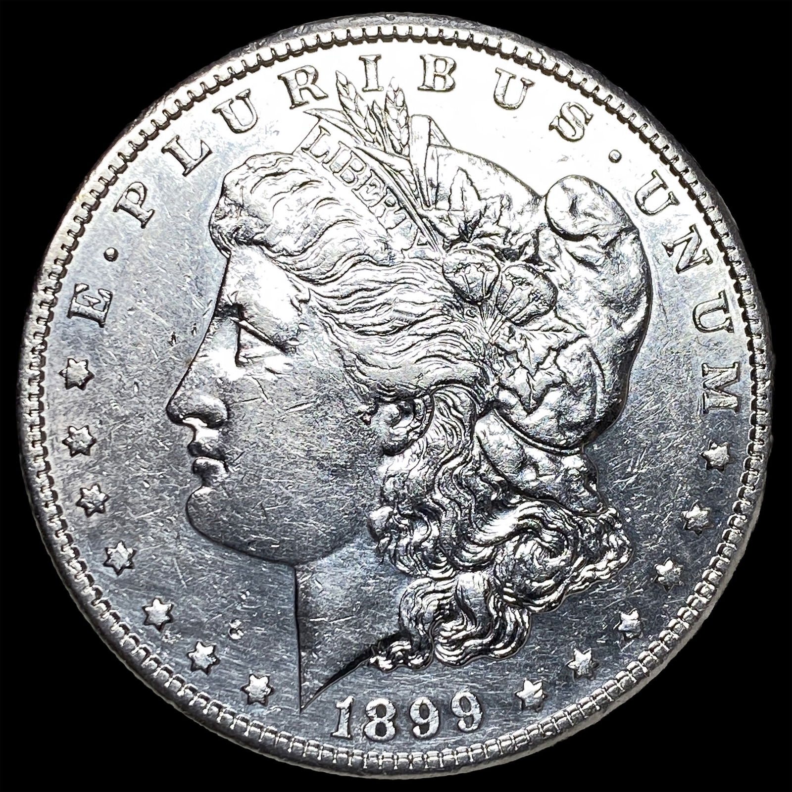 1899-S Silver Morgan Dollar CLOSELY UNCIRCULATED: 1899-S Silver Morgan Dollar CLOSELY UNCIRCULATED