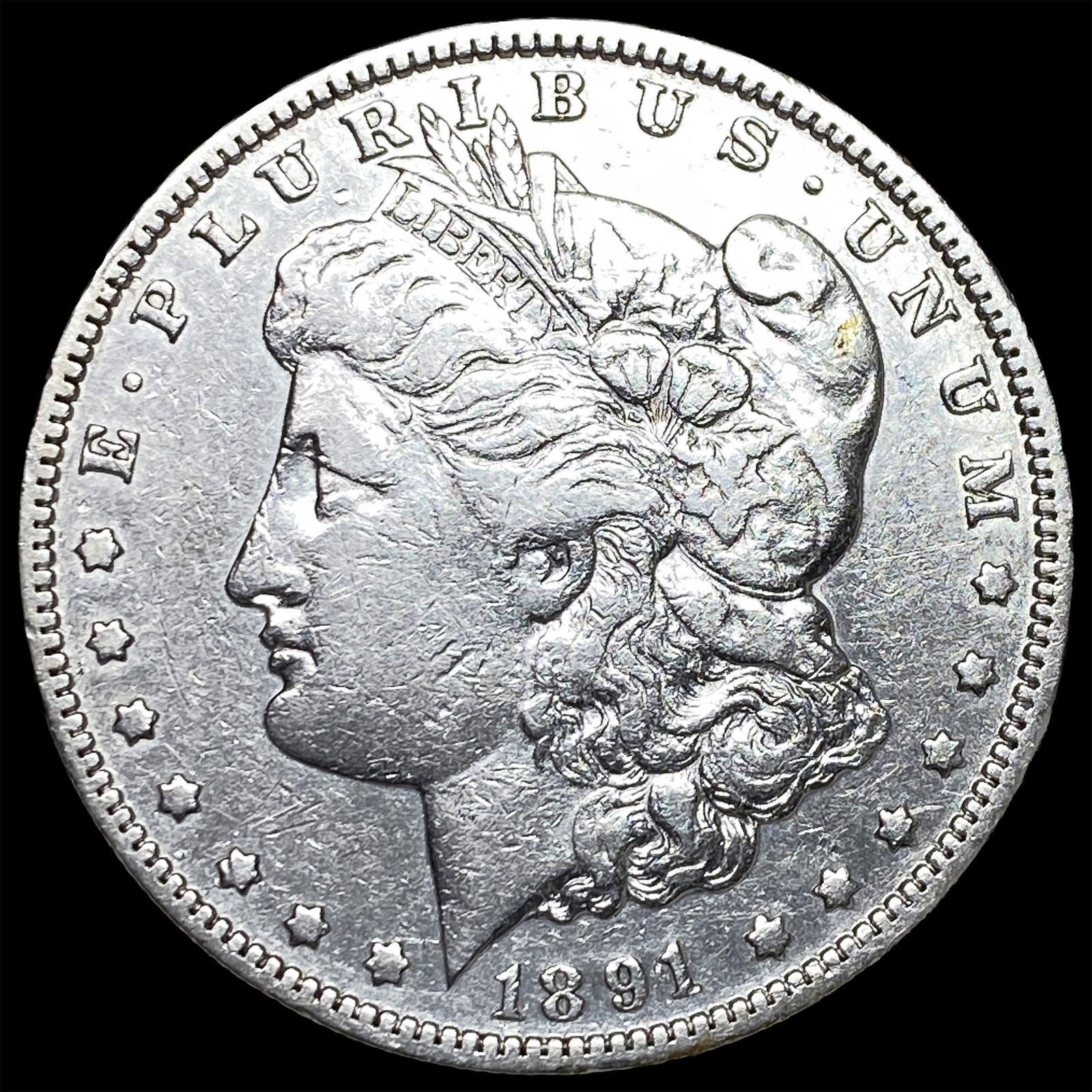 1891-O Silver Morgan Dollar NEARLY UNCIRCULATED: 1891-O Silver Morgan Dollar NEARLY UNCIRCULATED