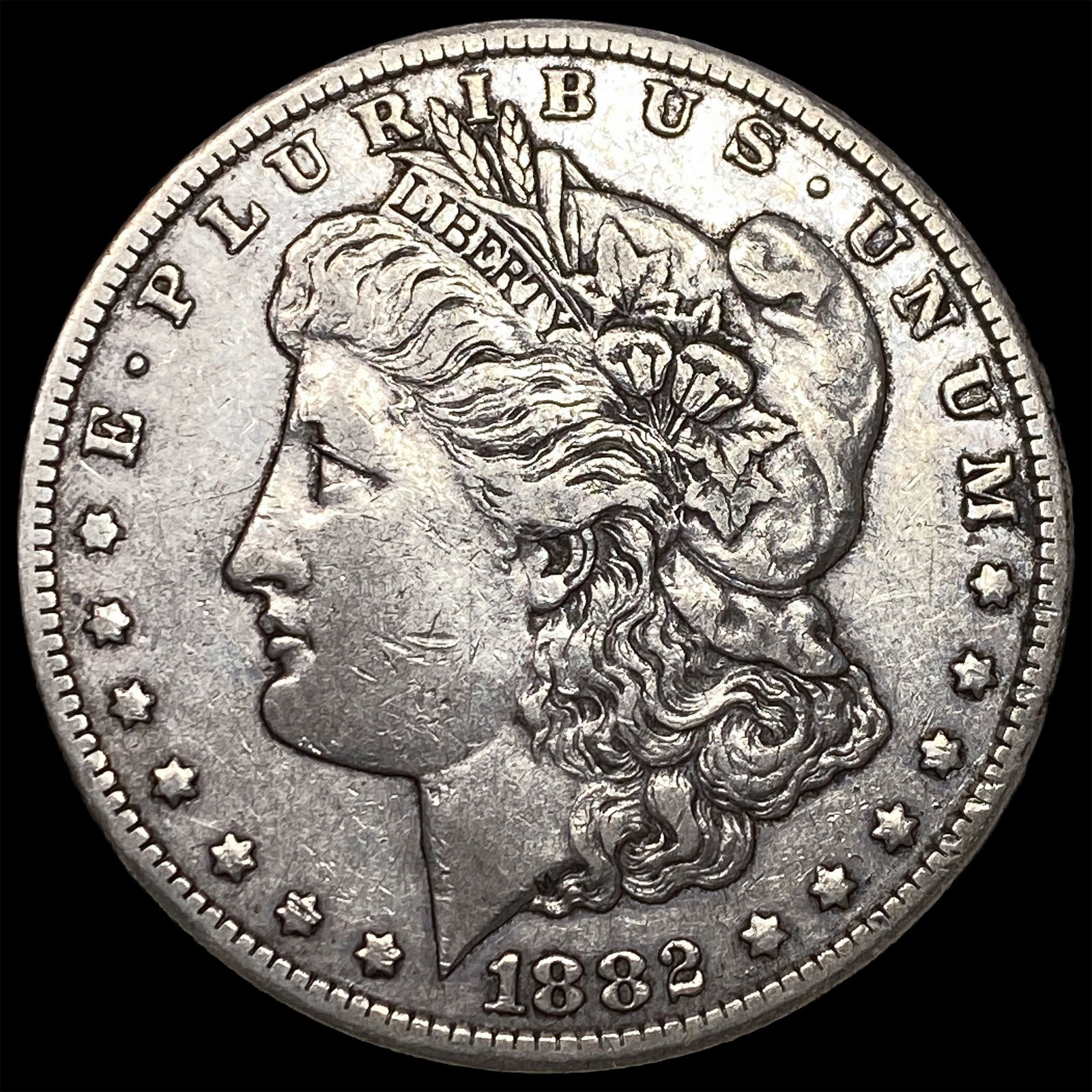 1882-CC Silver Morgan Dollar NEARLY UNCIRCULATED (1 of 2)