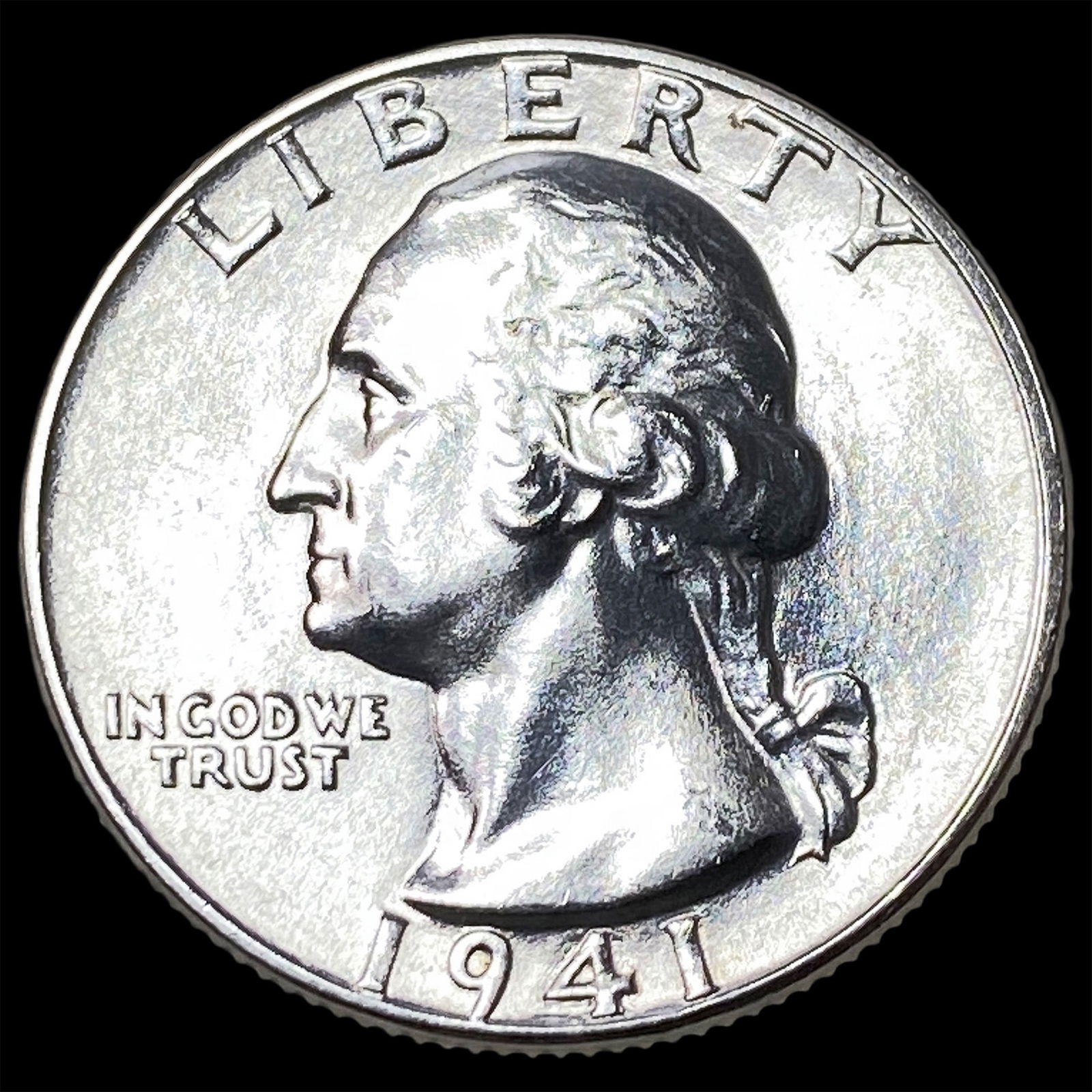 1941 Silver Washington Quarter CHOICE BU: 1941 Silver Washington Quarter CHOICE BU