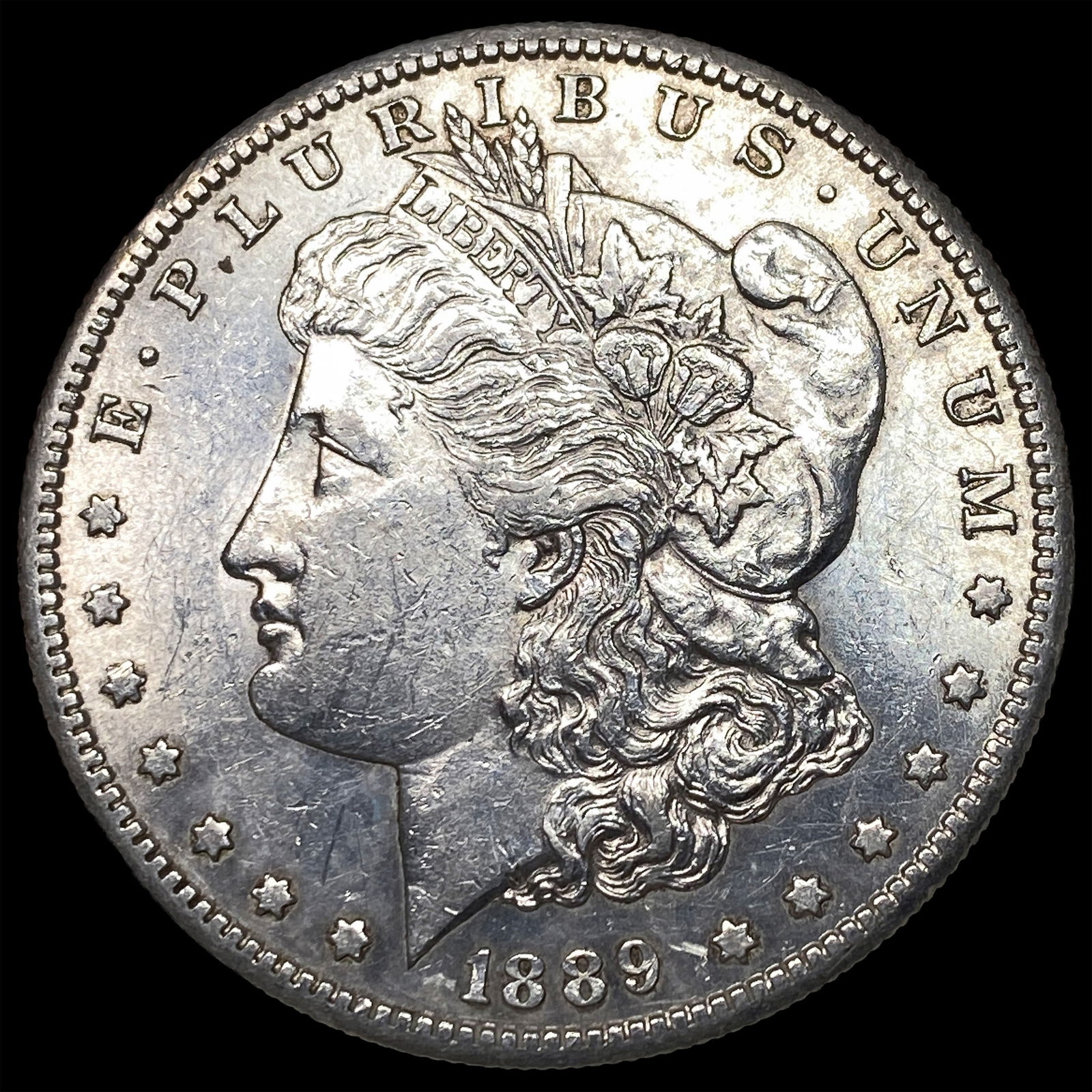 1889-S Silver Morgan Dollar CHOICE AU (1 of 2)