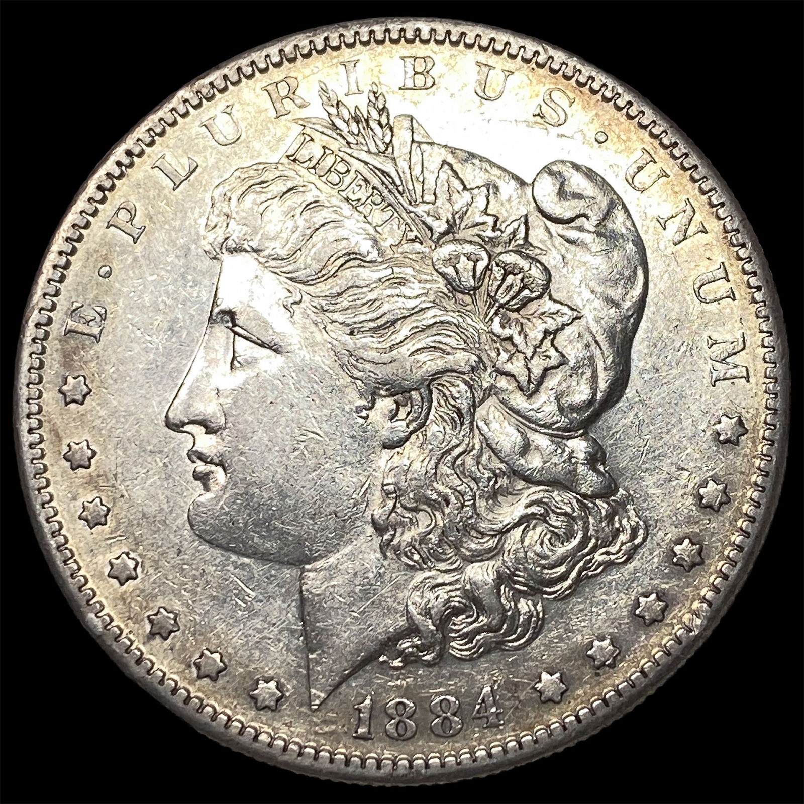 1884-S Silver Morgan Dollar CLOSELY UNCIRCULATED: 1884-S Silver Morgan Dollar CLOSELY UNCIRCULATED