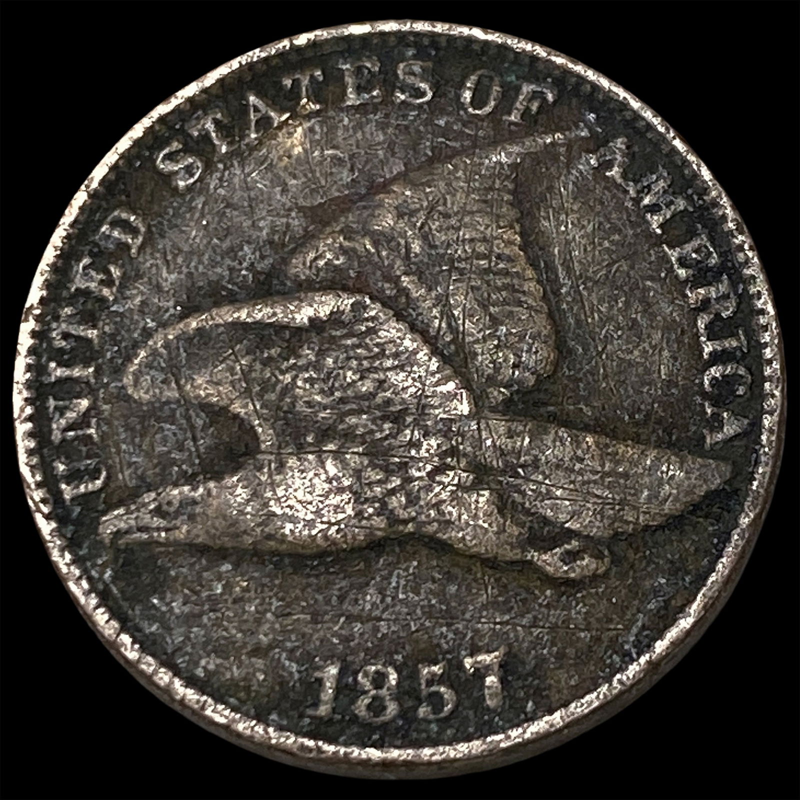 1857 Copper-Nickel Flying Eagle Cent HIGH GRADE: 1857 Copper-Nickel Flying Eagle Cent HIGH GRADE