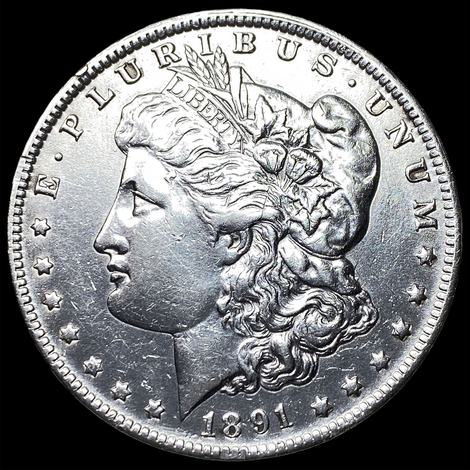 1891-O Silver Morgan Dollar CLOSELY UNCIRCULATED: 1891-O Silver Morgan Dollar CLOSELY UNCIRCULATED