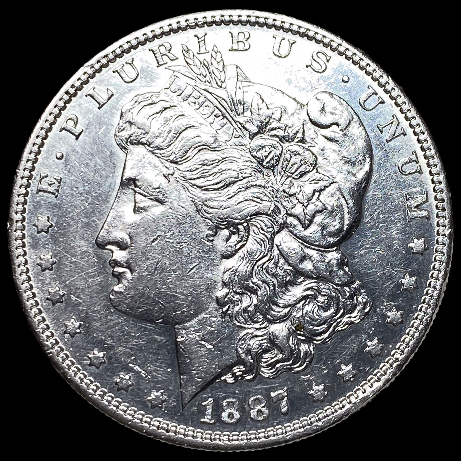 1887-S Morgan Silver Dollar UNCIRCULATED: 1887-S Morgan Silver Dollar UNCIRCULATED