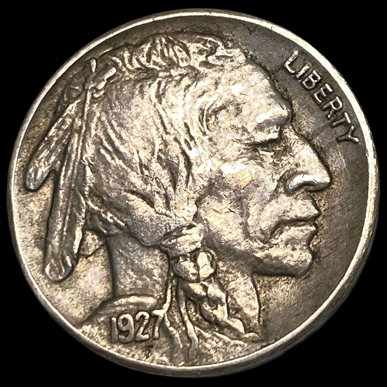 1927 Buffalo Nickel CLOSELY UNCIRCULATED: 1927 Buffalo Nickel CLOSELY UNCIRCULATED