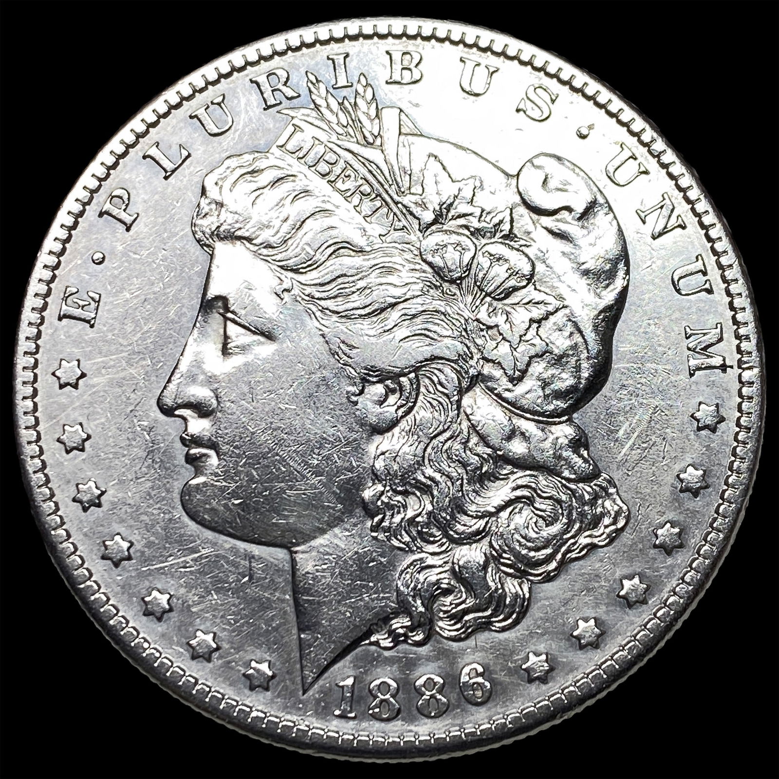 1886-S Silver Morgan Dollar CLOSELY UNCIRCULATED (1 of 2)