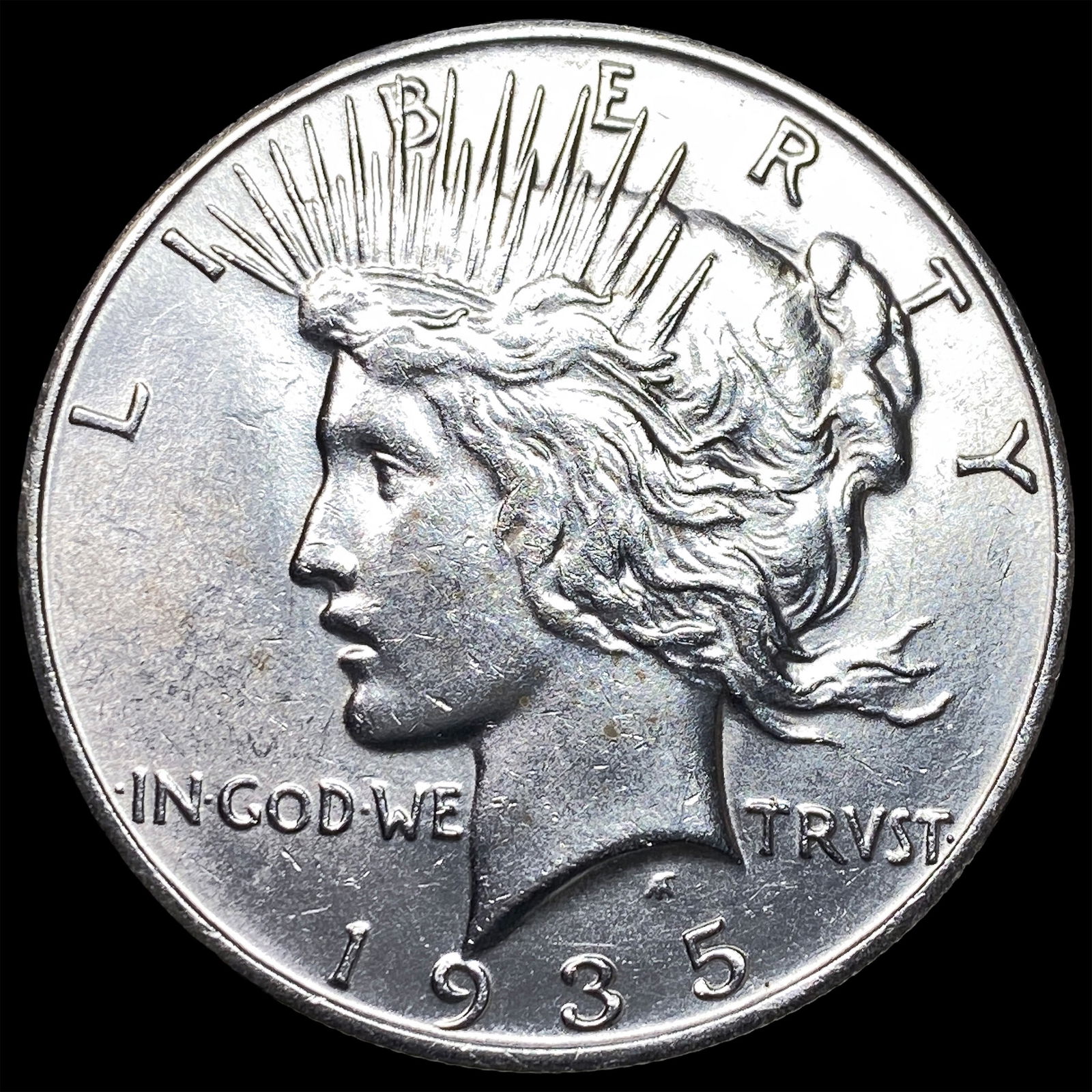 1935-S Silver Peace Dollar UNCIRCULATED: 1935-S Silver Peace Dollar UNCIRCULATED