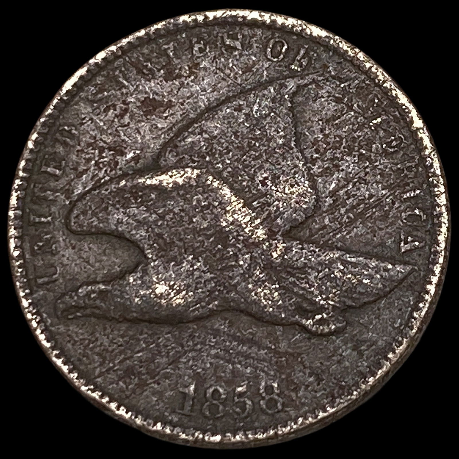 1858 Flying Eagle Cent HIGH GRADE: 1858 Flying Eagle Cent HIGH GRADE