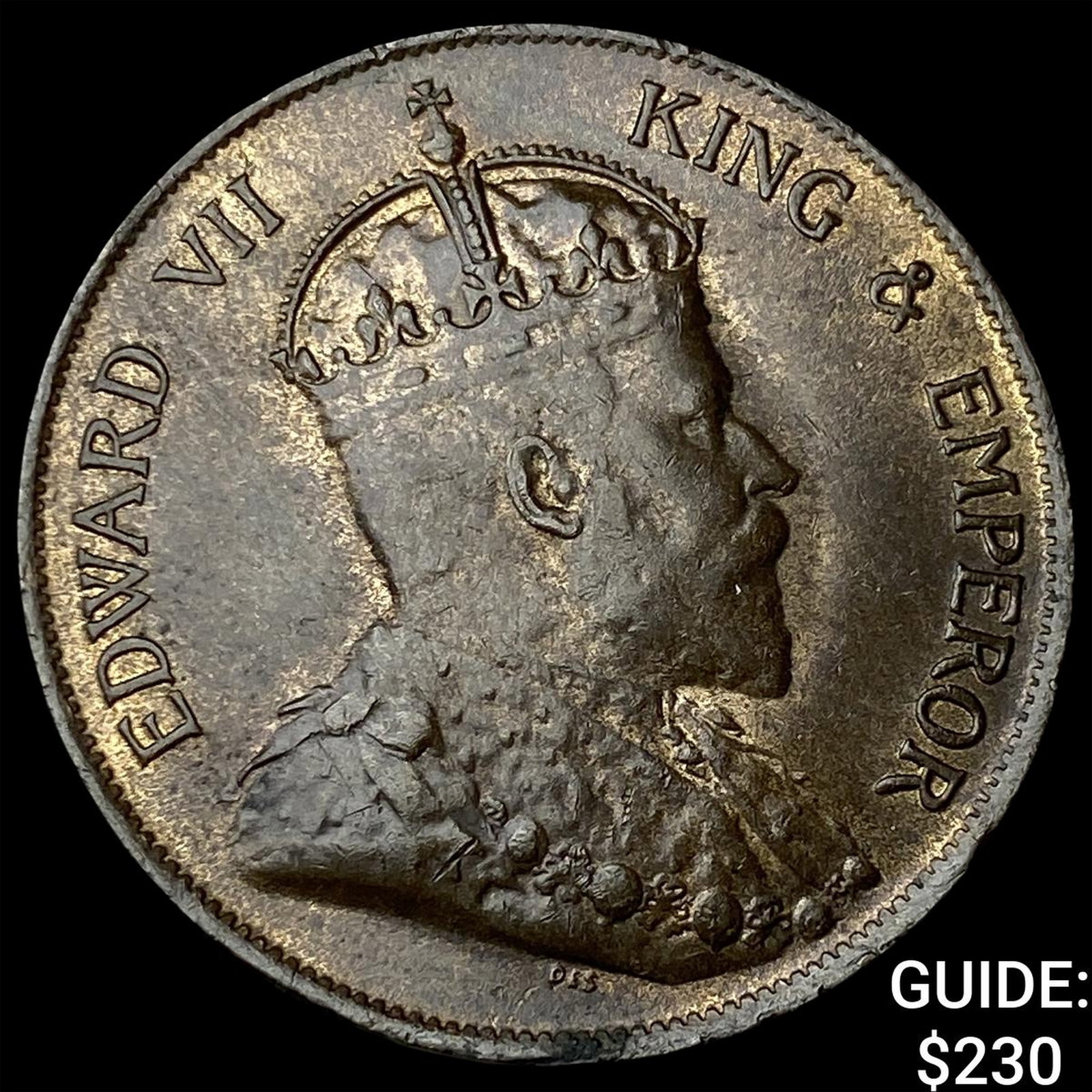 1905 Hong Kong Copper 1 Cent UNCIRCULATED (1 of 2)