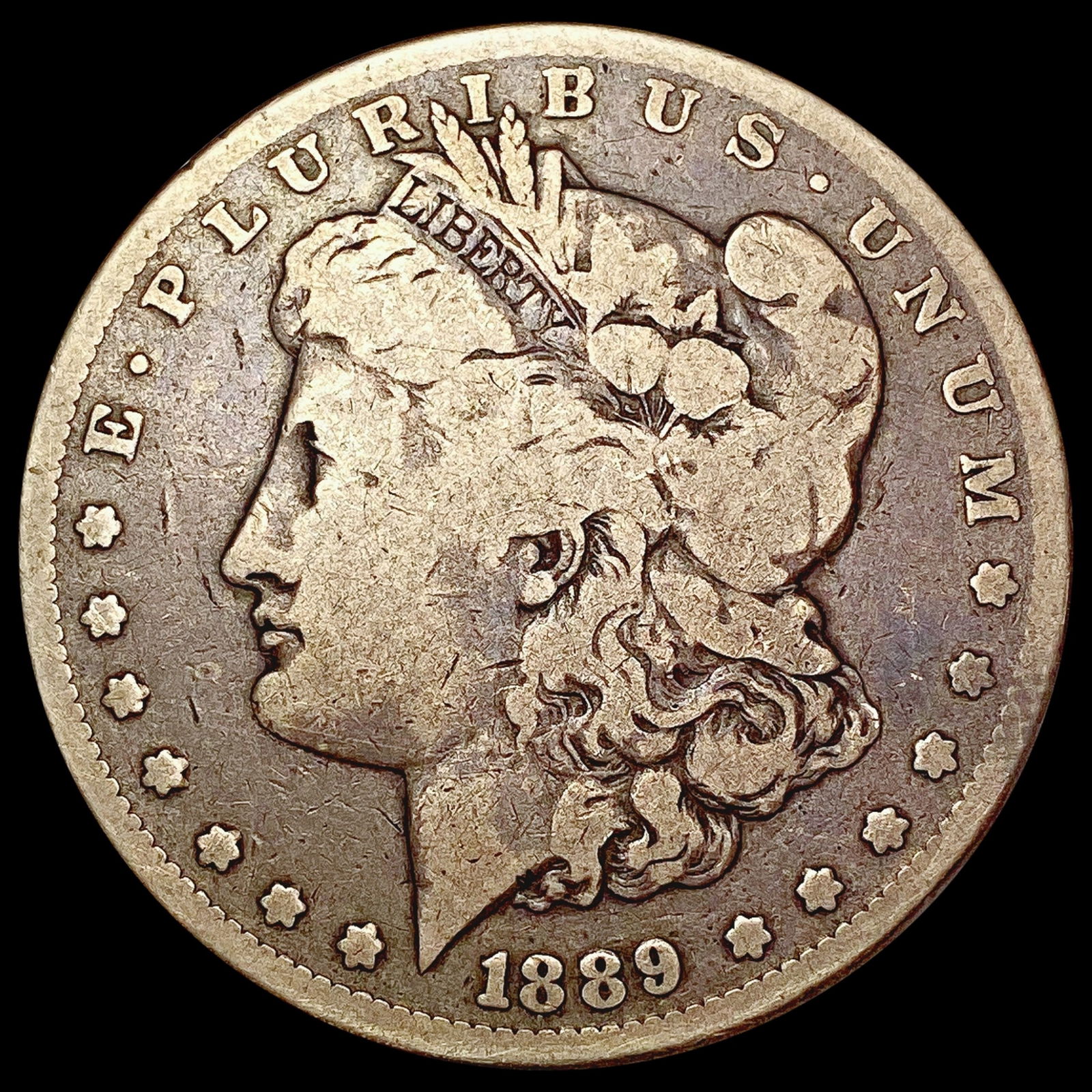 1889-CC Morgan Silver Dollar NICELY CIRCULATED (1 of 2)