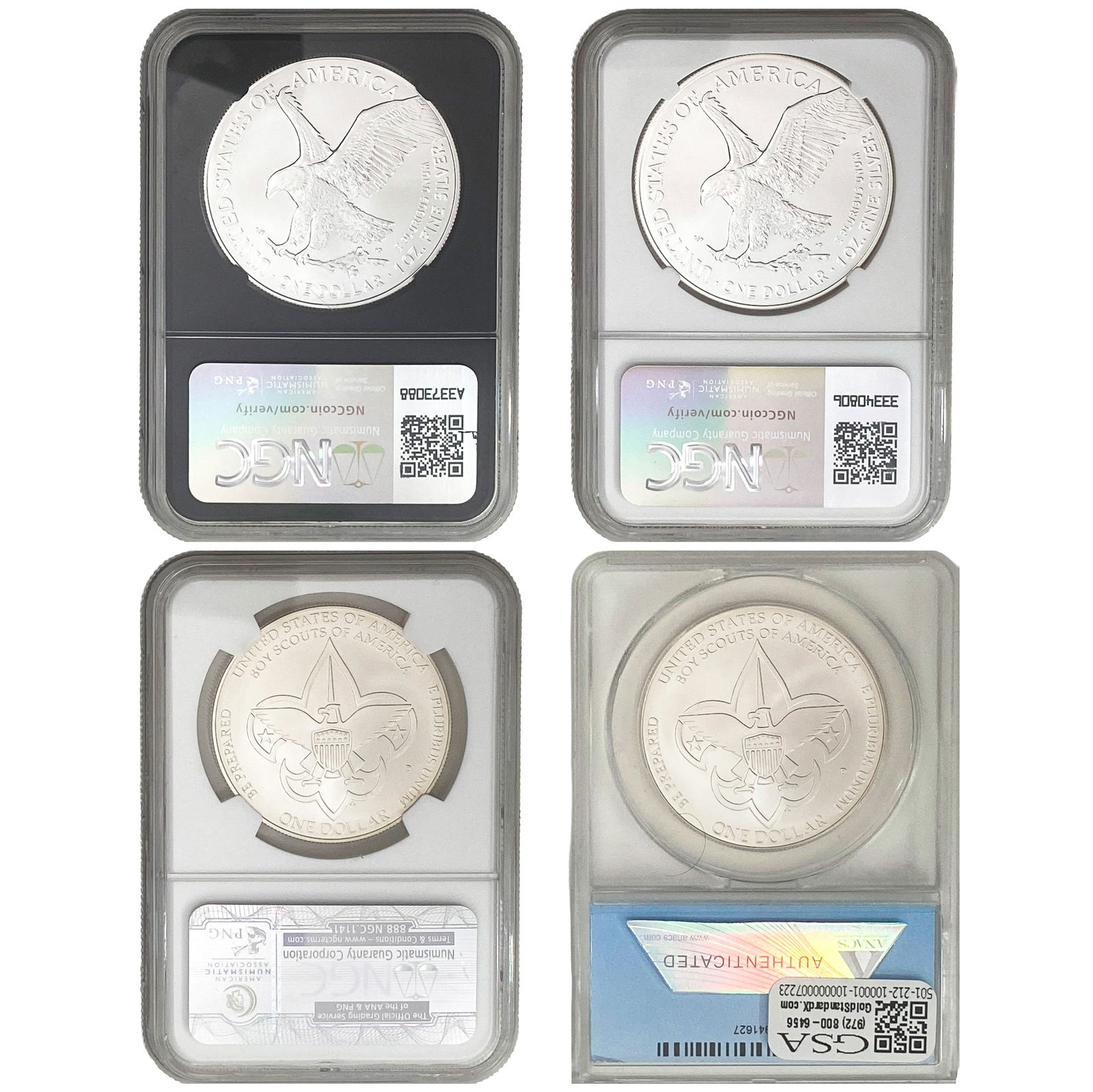[4]2010-2025 Silver Eagles/Comm. Silver Dollars - 2