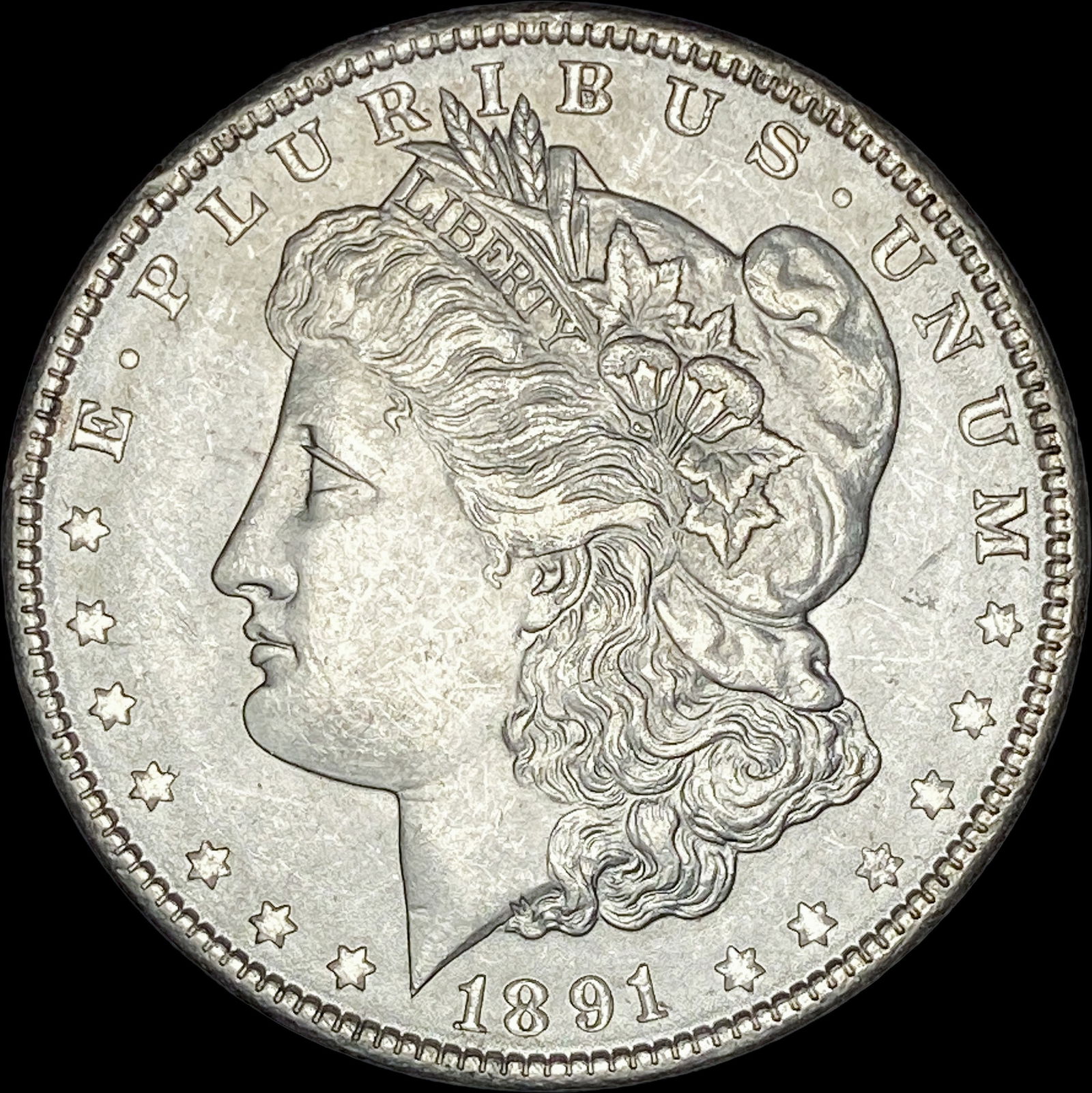1891 Silver Morgan Dollar UNCIRCULATED: 1891 Silver Morgan Dollar UNCIRCULATED