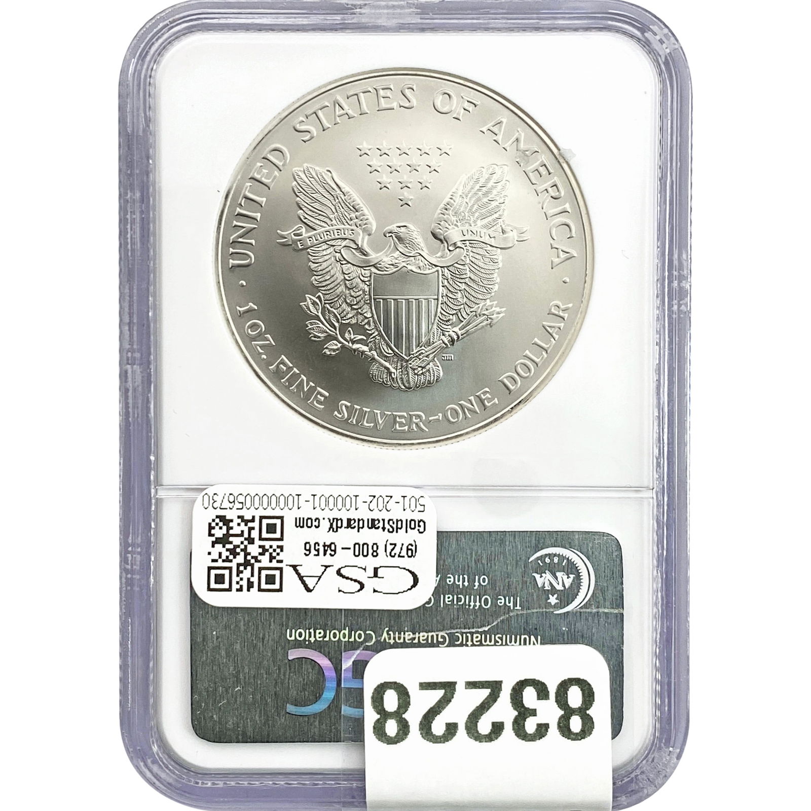 2003 Silver Eagle NGC MS70 - 2