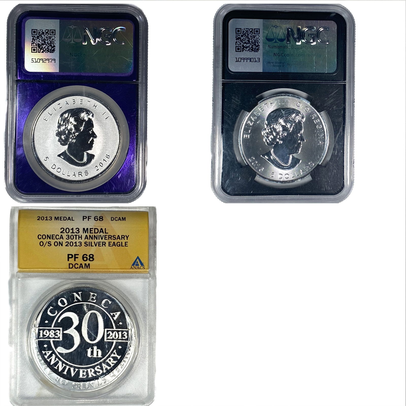 2013-2016 [3] Canada Silver $5 /Silver Medal: 2013-2016 [3] Canada Silver $5 /Silver Medal