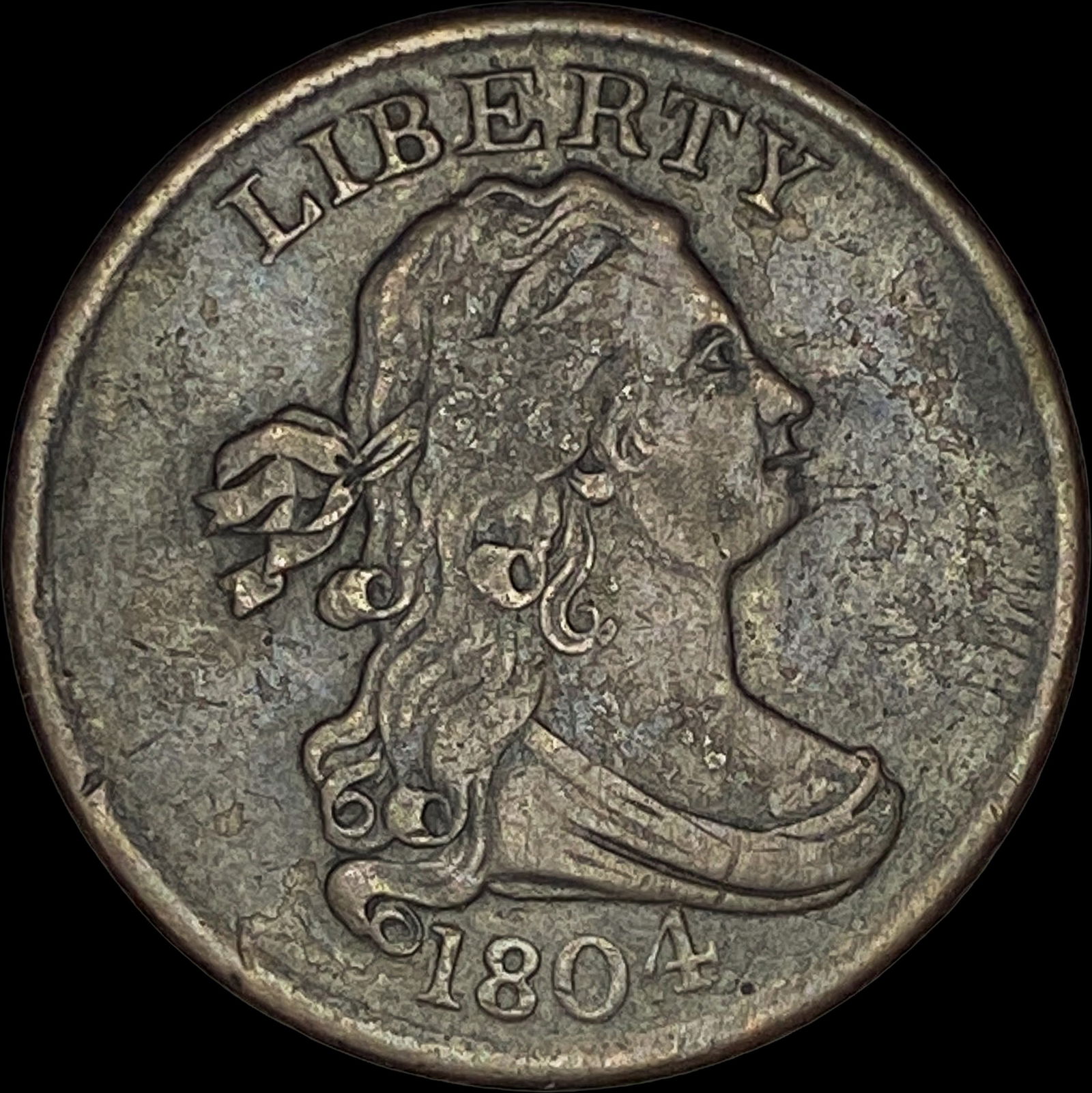 1804 Draped Bust Half Cent NEARLY UNCIRCULATED (1 of 2)