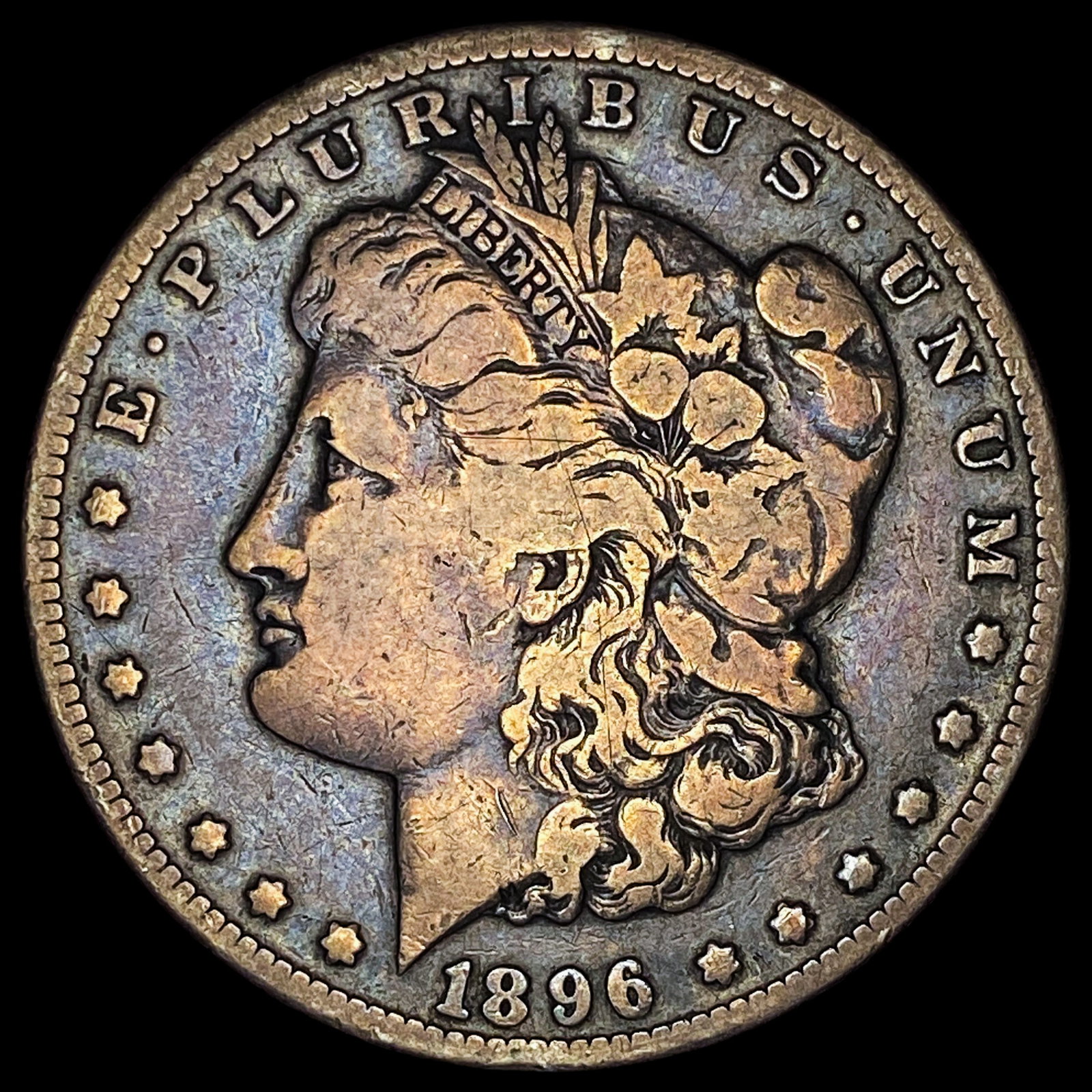 1896-S Silver Morgan Dollar LIGHTLY CIRCULATED: 1896-S Silver Morgan Dollar LIGHTLY CIRCULATED