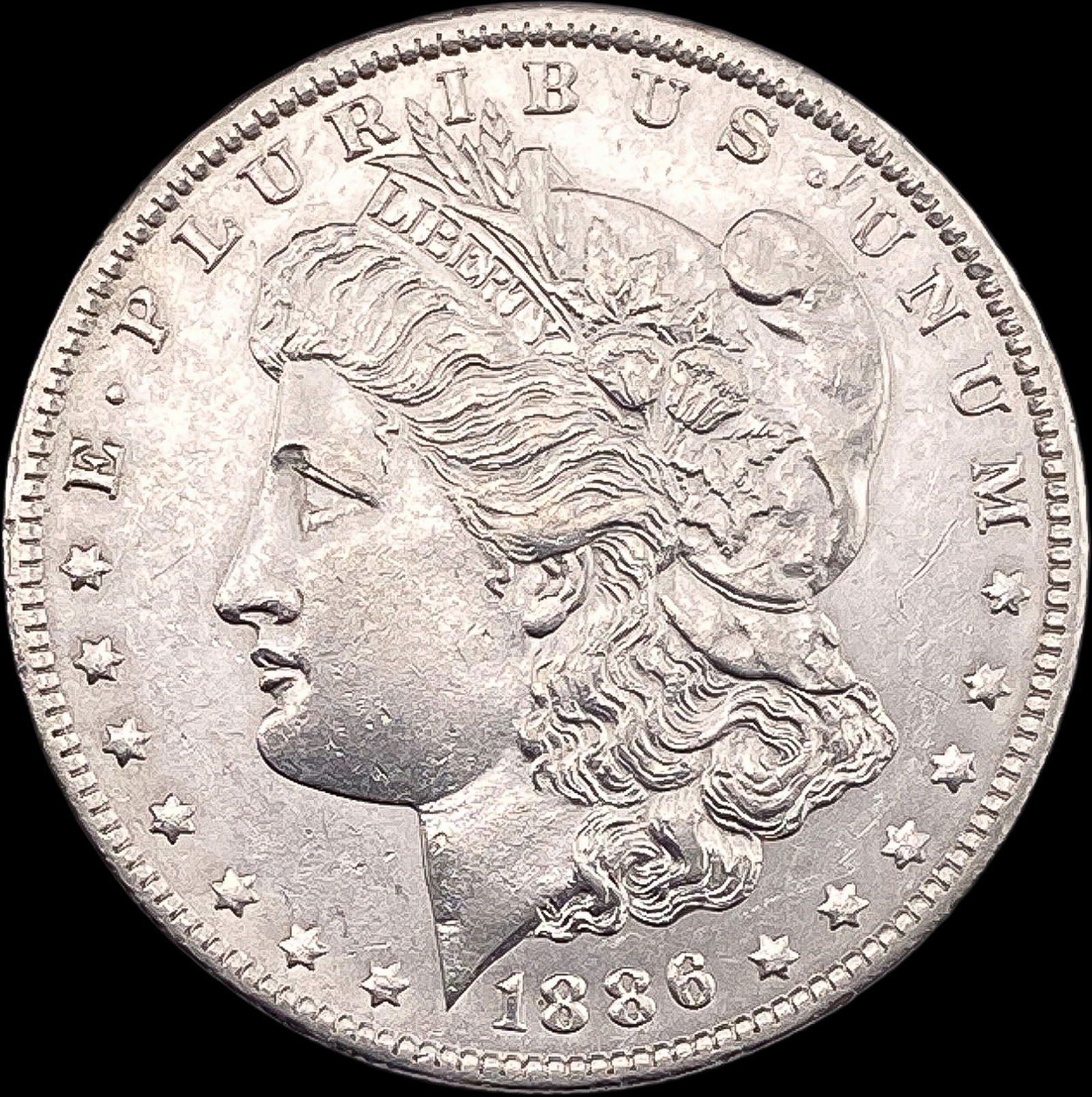 1886-O Silver Morgan Dollar CLOSE UNC (1 of 2)