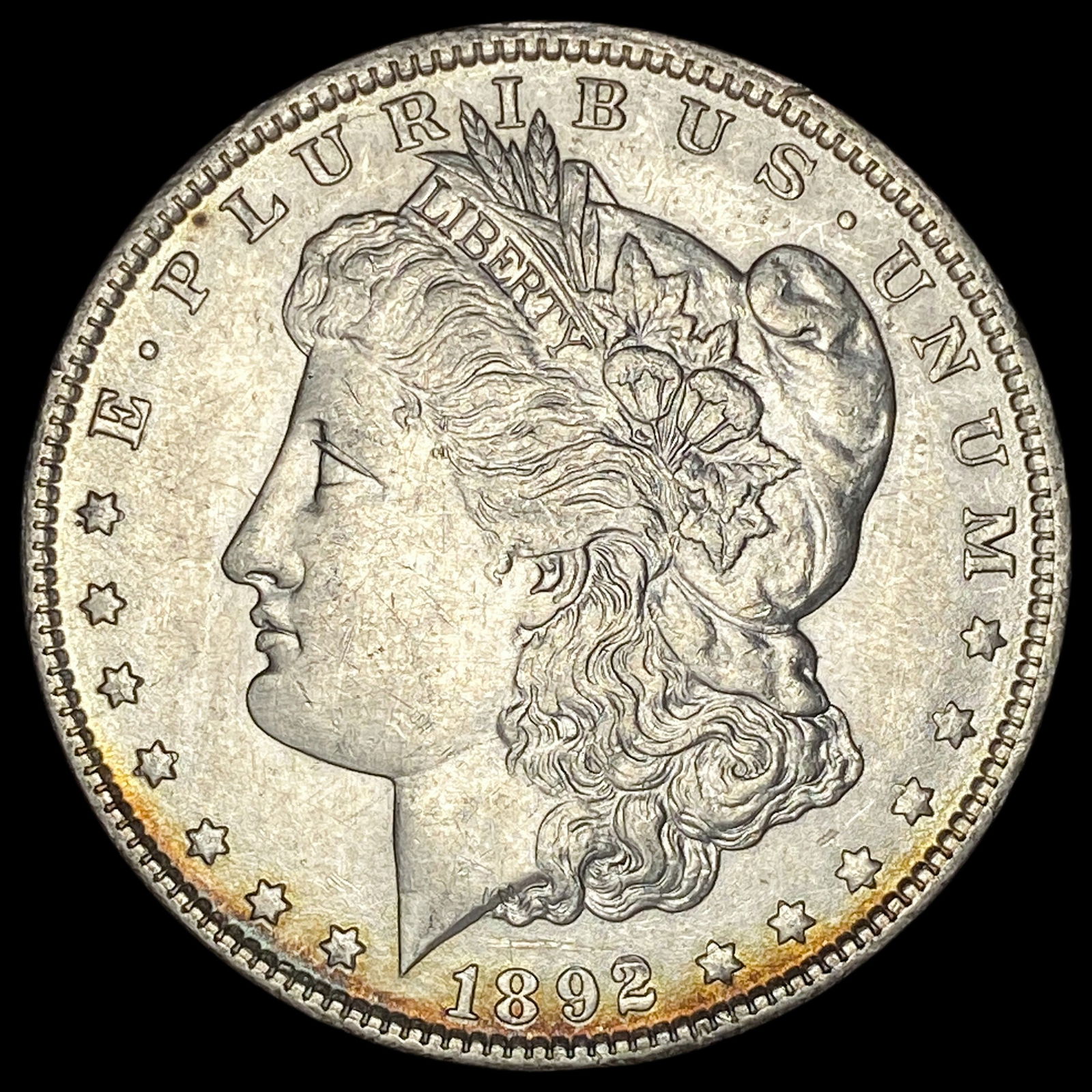 1892-S Silver Morgan Dollar CLOSELY UNCIRCULATED (1 of 2)