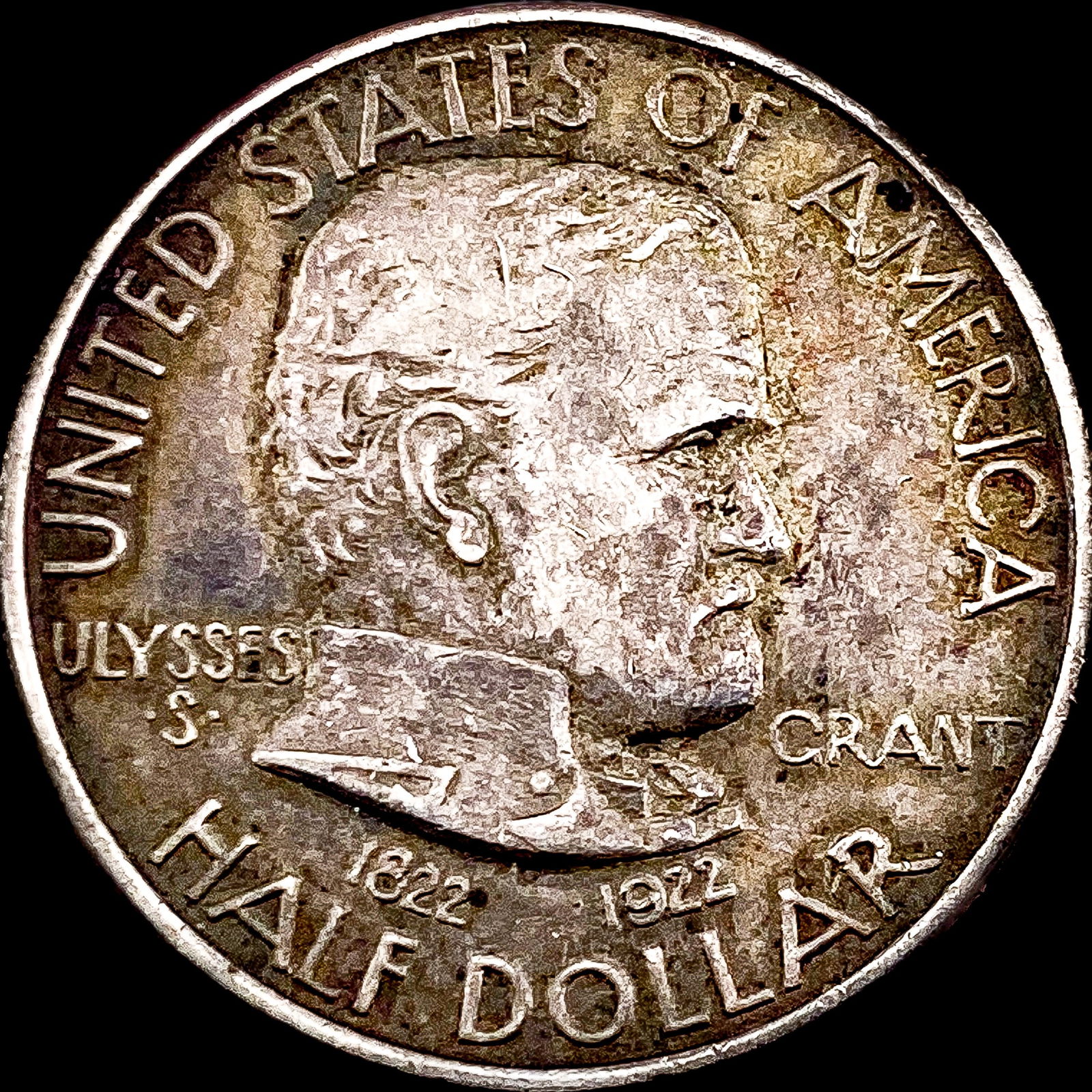 1922 Silver Grant Half Dollar CLOSELY UNCIRCULATED (1 of 2)