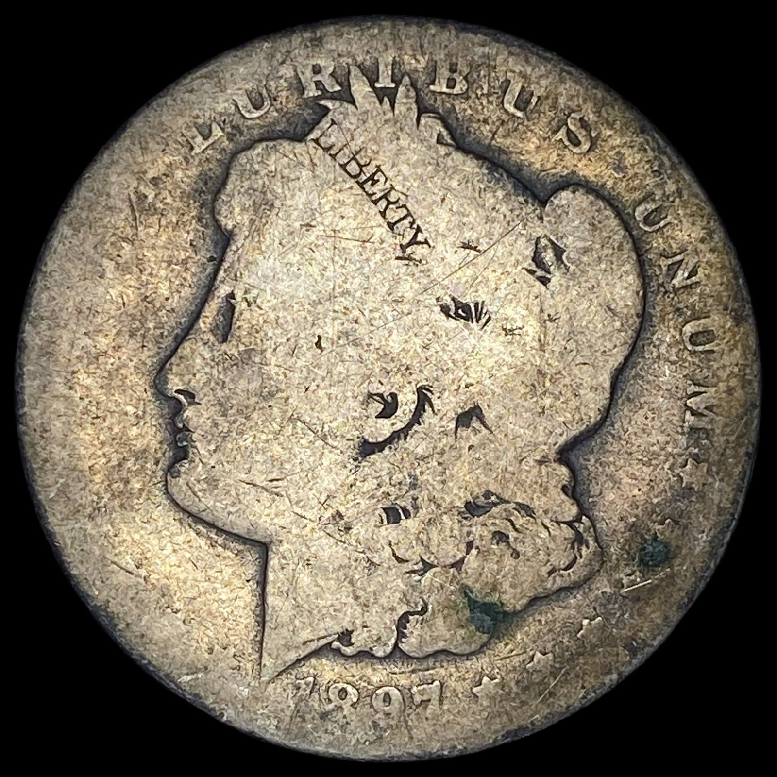 1897-O Silver Morgan Dollar NICELY CIRCULATED: 1897-O Silver Morgan Dollar NICELY CIRCULATED