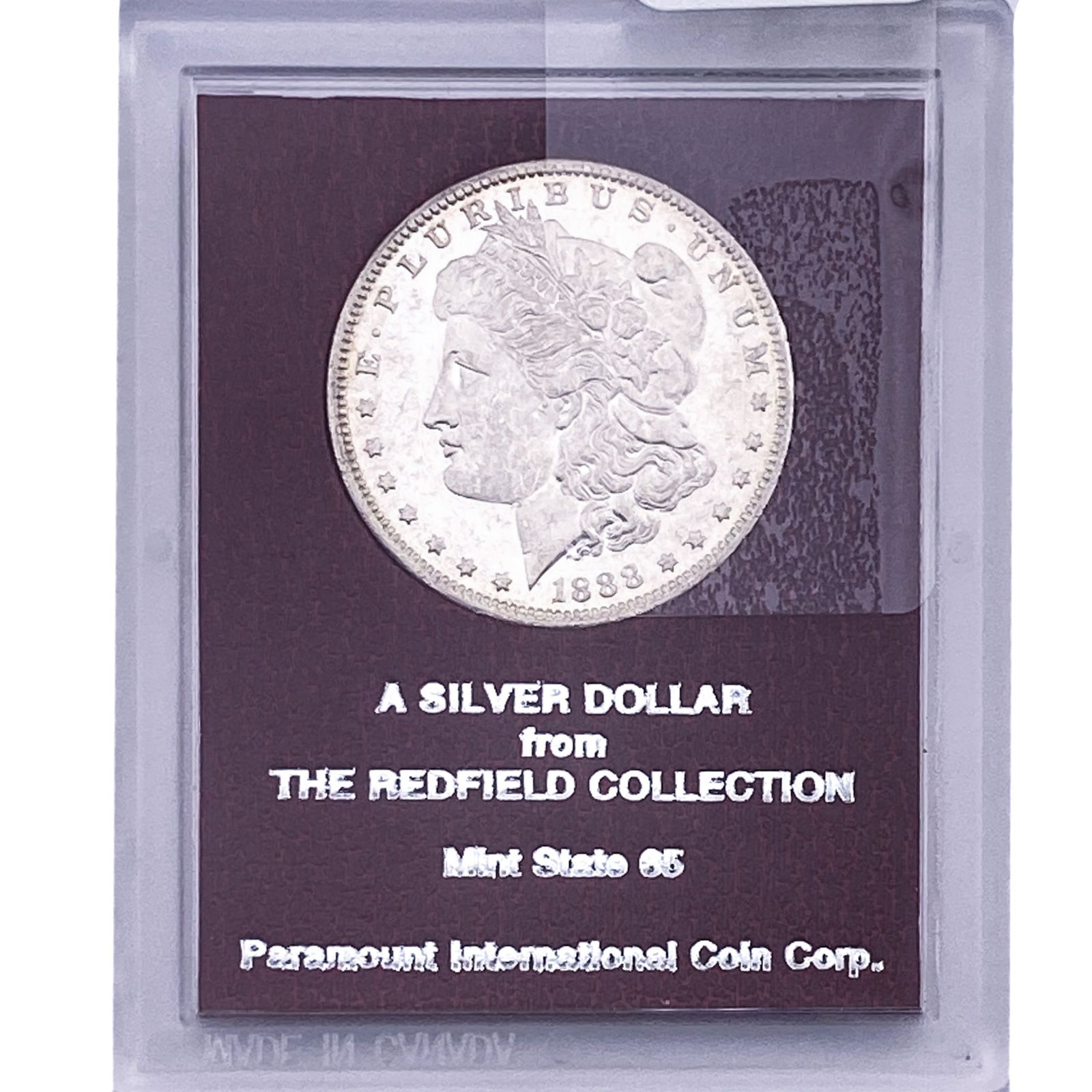 1888-O Morgan Silver Dollar Redfield MS65 (1 of 2)