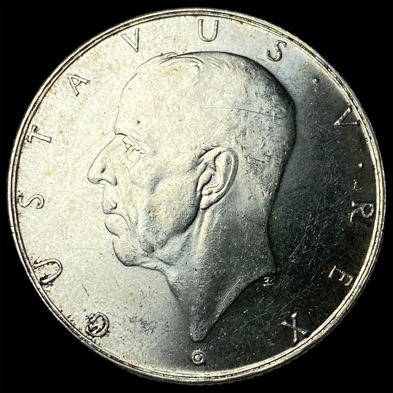 1938 Sweden Silver 2 Kroner UNCIRCULATED: 1938 Sweden Silver 2 Kroner UNCIRCULATED