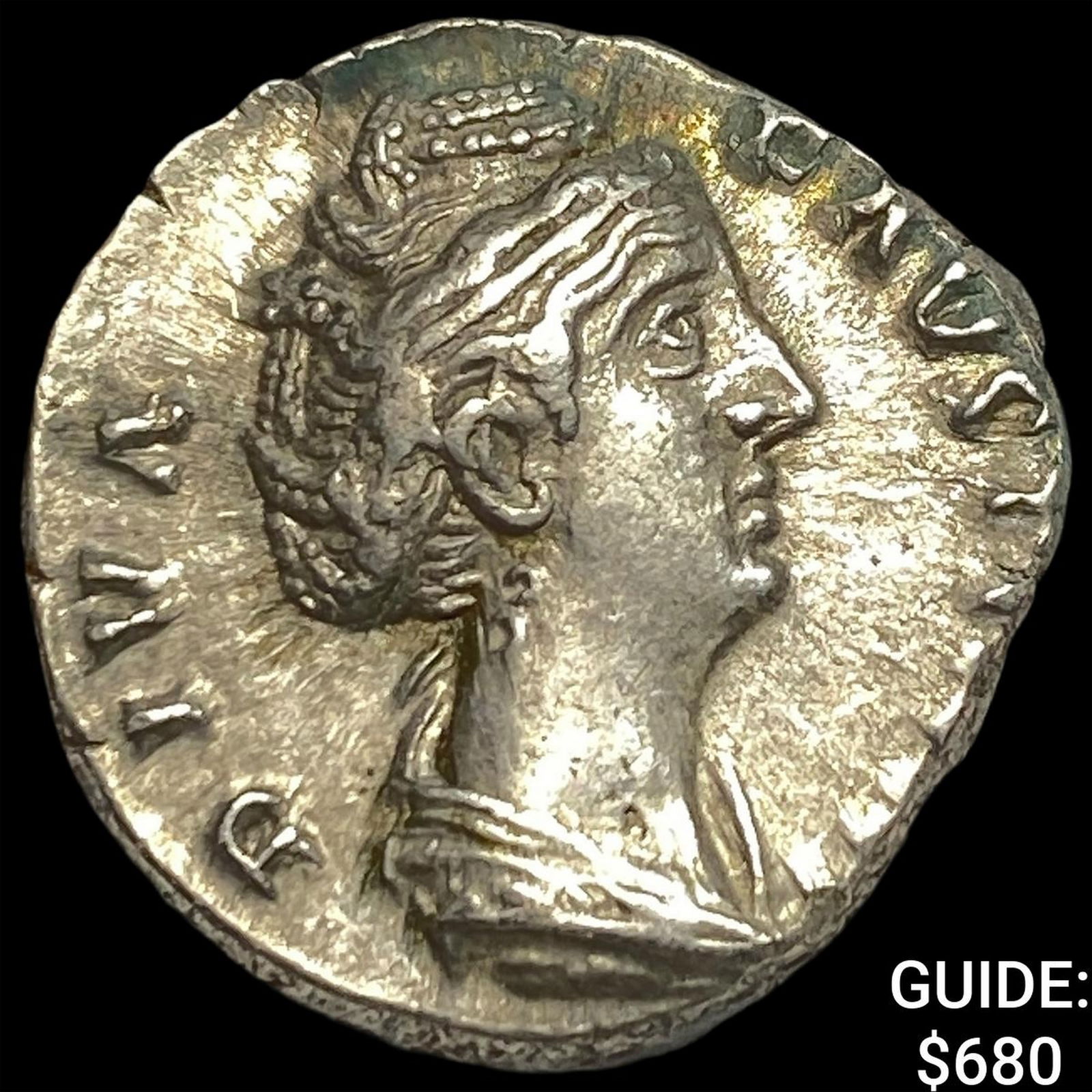 Roman Empire Faustina I, Posthumus Overweight Silver Denarius CLOSELY UNCIRCULATED: Roman Empire Faustina I, Posthumus Overweight Silver Denarius CLOSELY UNCIRCULATED