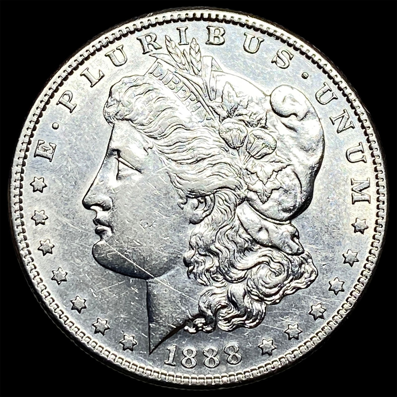 1888-S Silver Morgan Dollar CLOSELY UNCIRCULATED: 1888-S Silver Morgan Dollar CLOSELY UNCIRCULATED