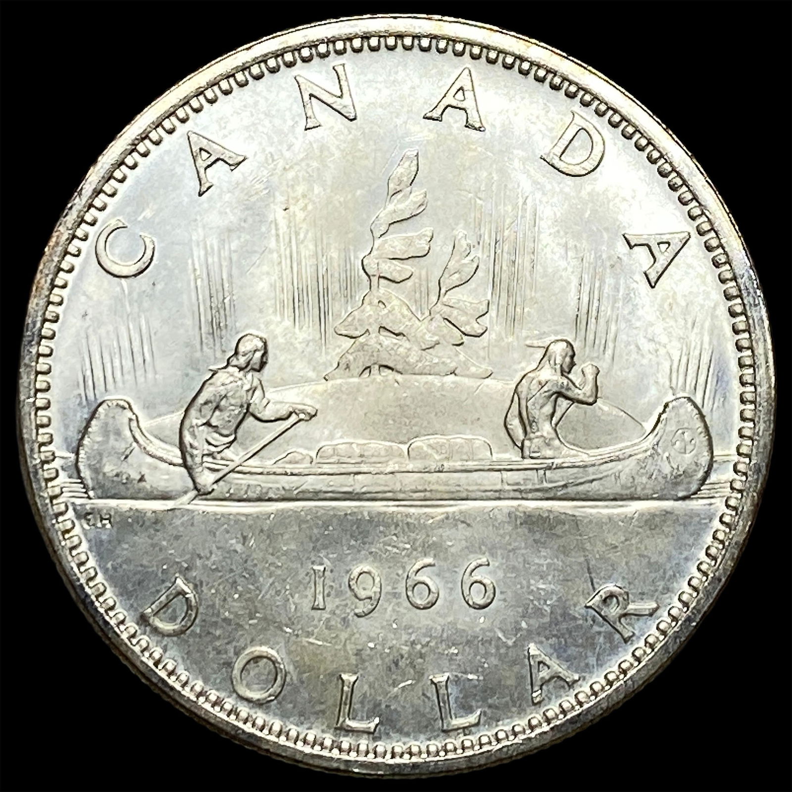 1966 Canada Silver Dollar UNCIRCULATED - 2