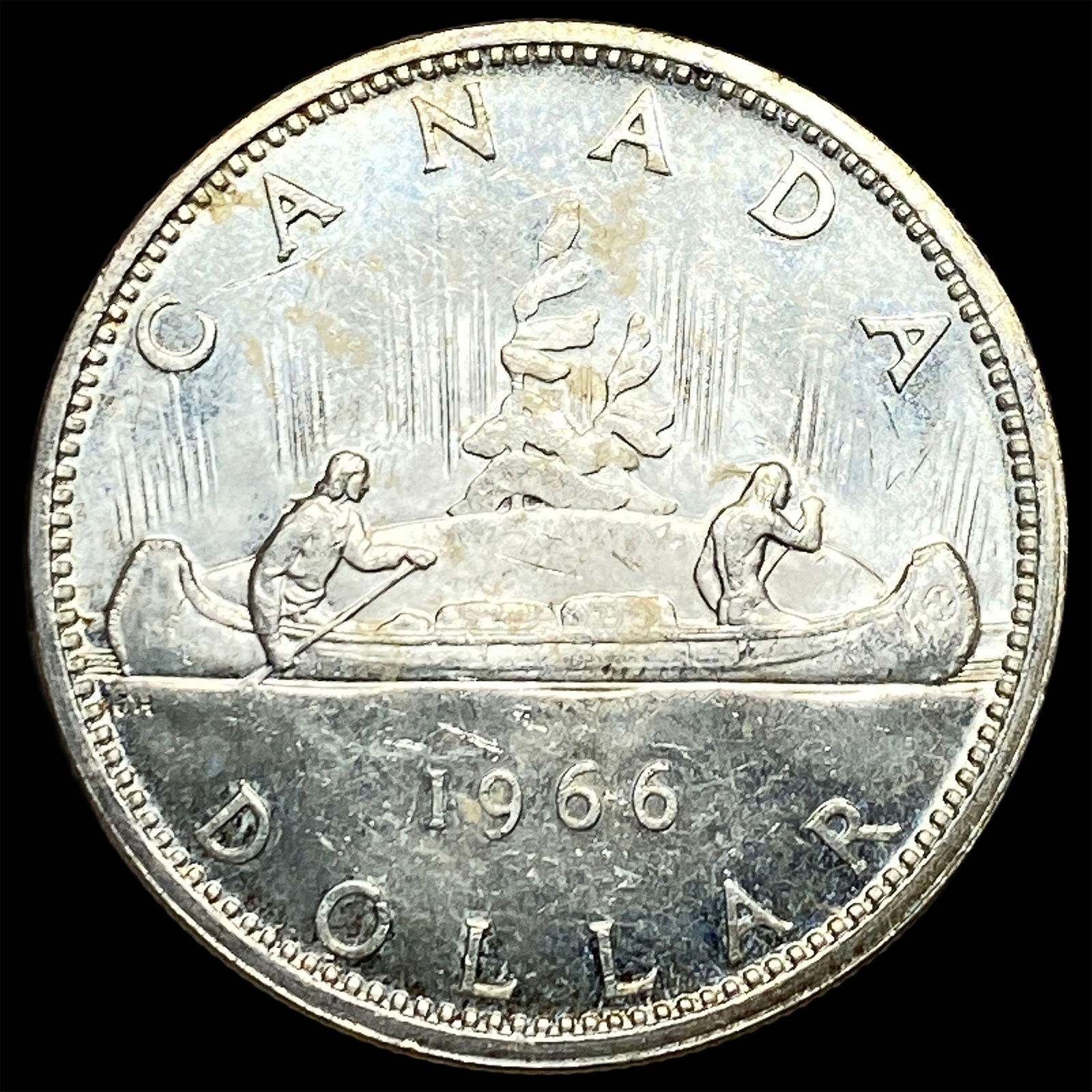 1966 Canada Silver Dollar UNCIRCULATED - 2