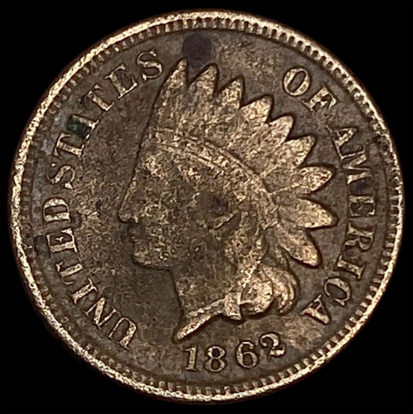 1862 Indian Head Cent HIGH GRADE (1 of 2)
