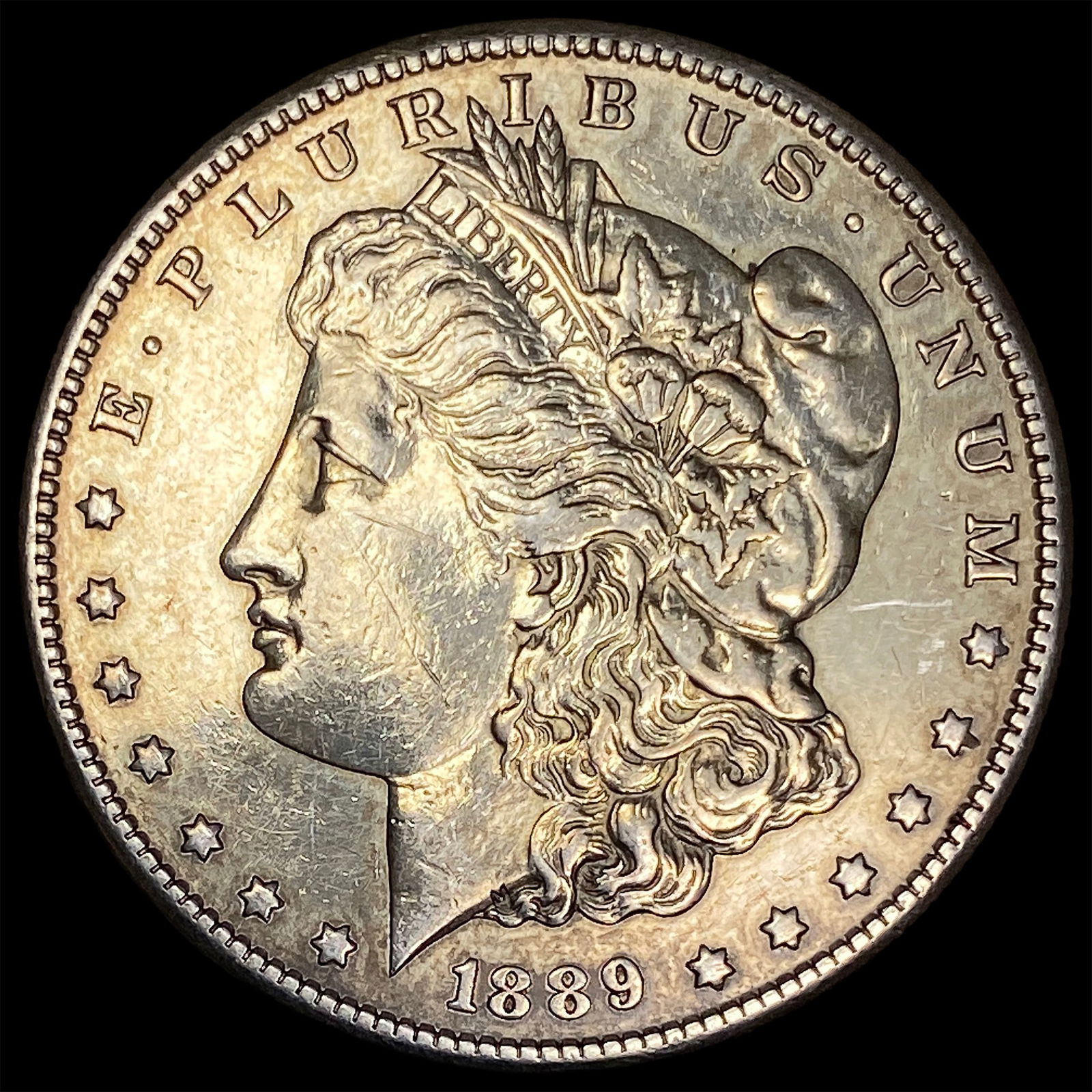 1889-S Silver Morgan Dollar CLOSELY UNCIRCULATED: 1889-S Silver Morgan Dollar CLOSELY UNCIRCULATED