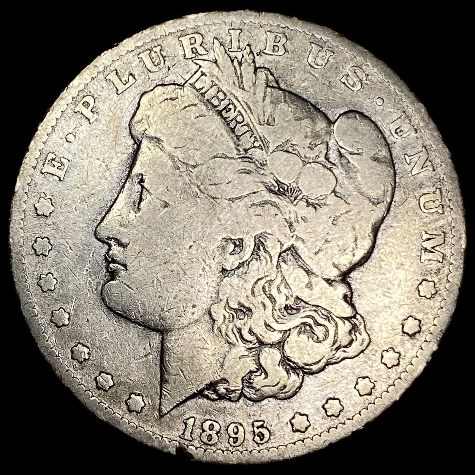 1895-O Silver Morgan Dollar NICELY CIRCULATED (1 of 2)
