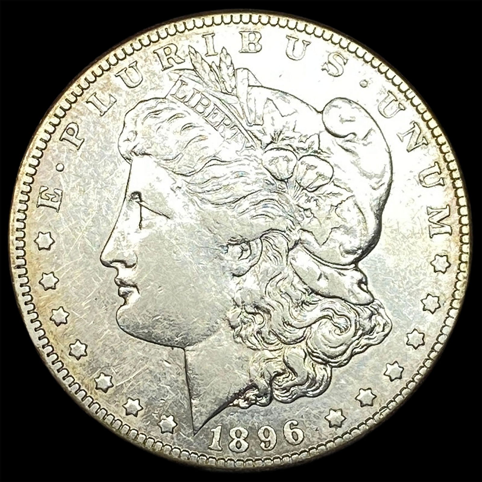 1896-S Silver Morgan Dollar ABOUT UNCIRCULATED (1 of 2)